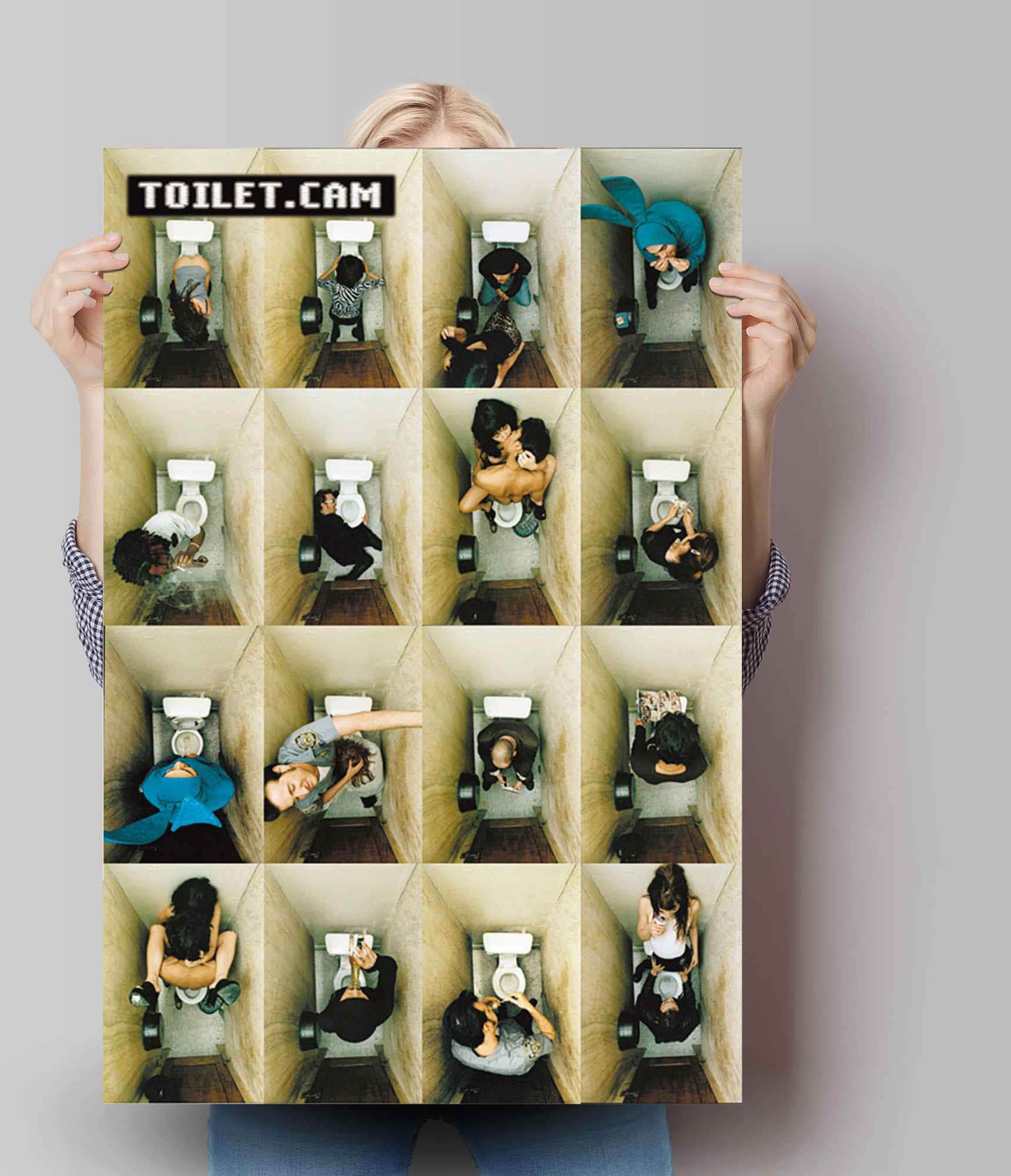 Reinders! Poster »Poster Toilet.Cam 2 family«, Schriftzug, (1 St.)