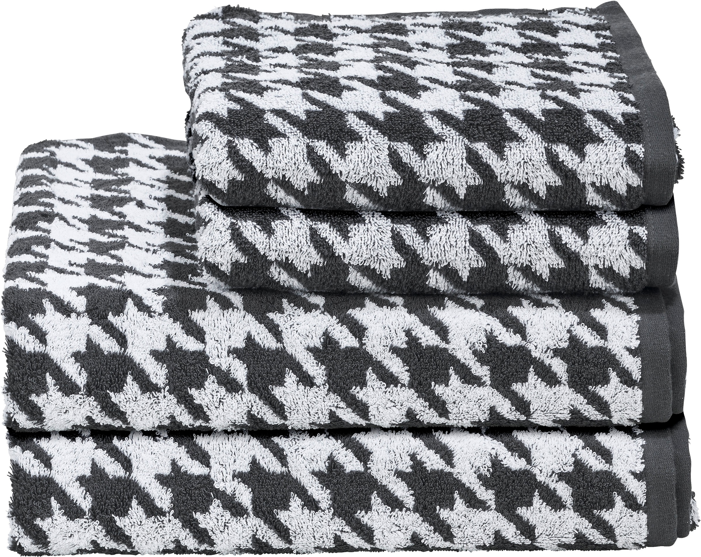 done. Handtuch Set "Daily Shapes Bird" Set 4 Stk. Jacquard-Walkfrottier Jac günstig online kaufen