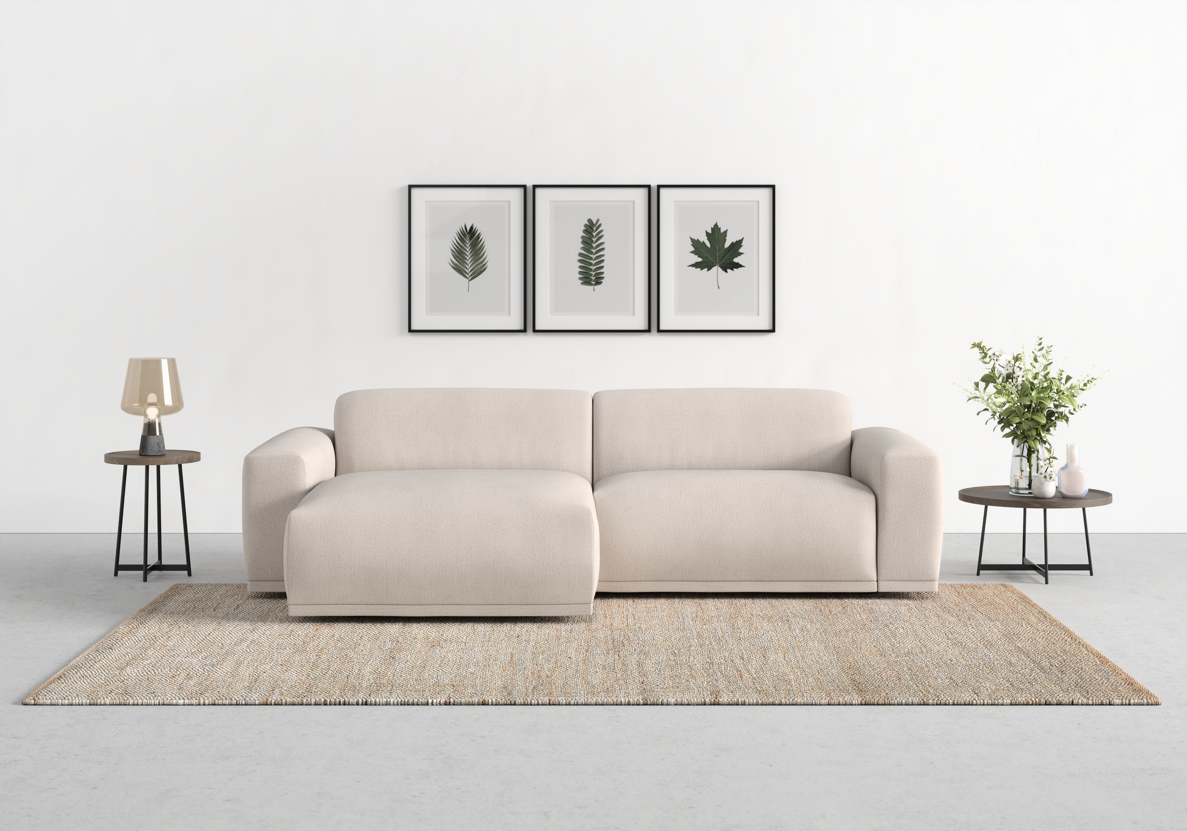 TRENDMANUFAKTUR Ecksofa »Braga, mit hochwertigem Kaltschaum, L-Form, in Cor günstig online kaufen
