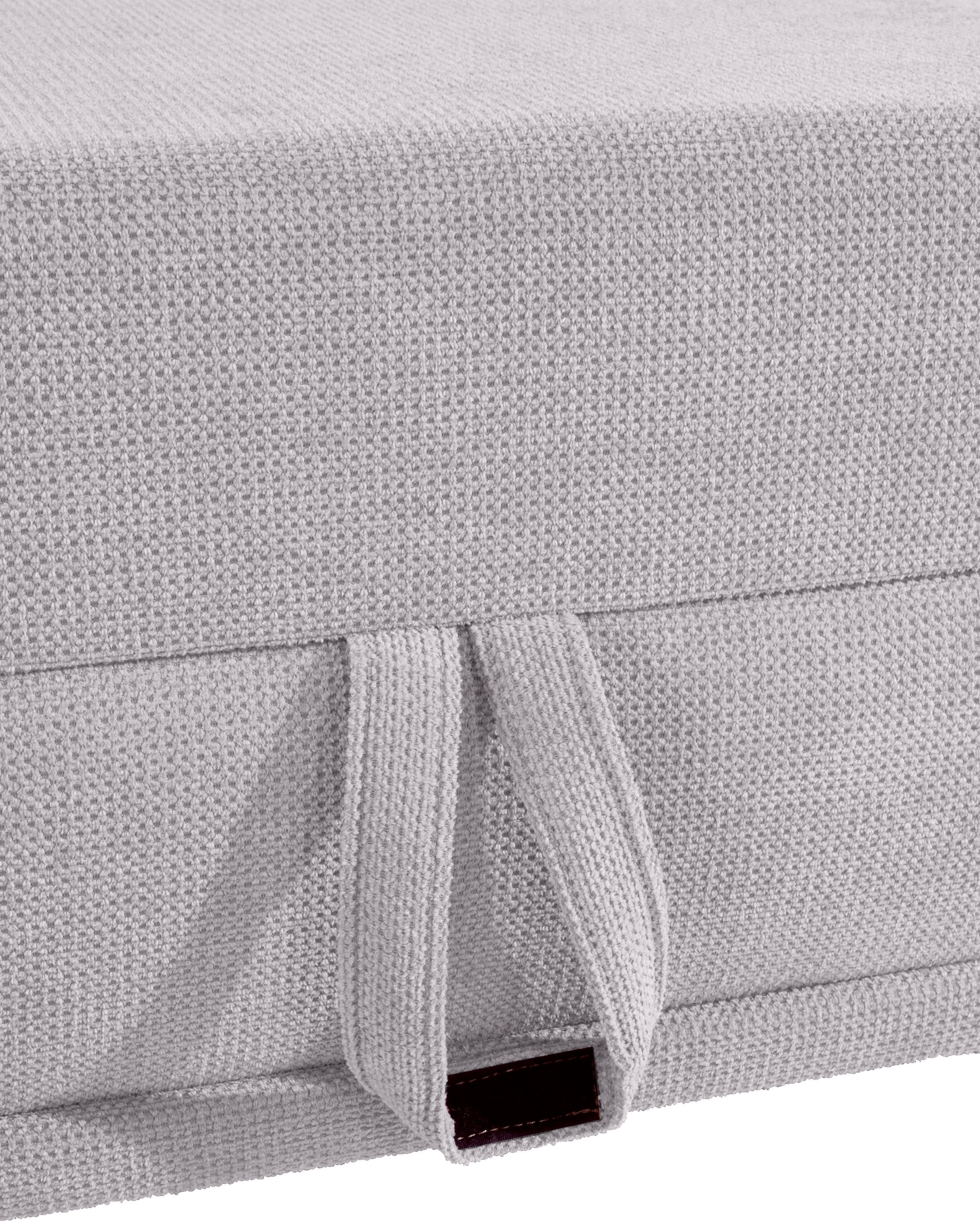Places of Style Wohnlandschaft »Costello U-Form, mit Sitztiefenverstellung, Armteilverstellung und«, 3 Nierenkissen, optional Bettfunktion und Bettkasten