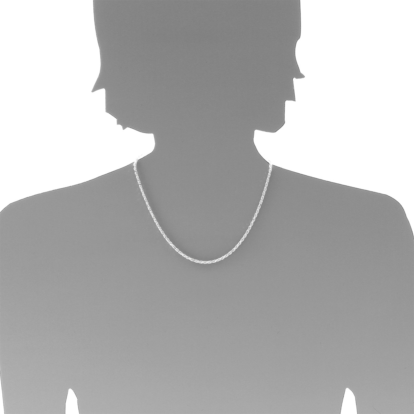 OSTSEE-SCHMUCK Silberkette »Ostsee-Schmuck Kette Singapur 1,8 mm Kette Singapur 1,8 mm«, (1 tlg.)