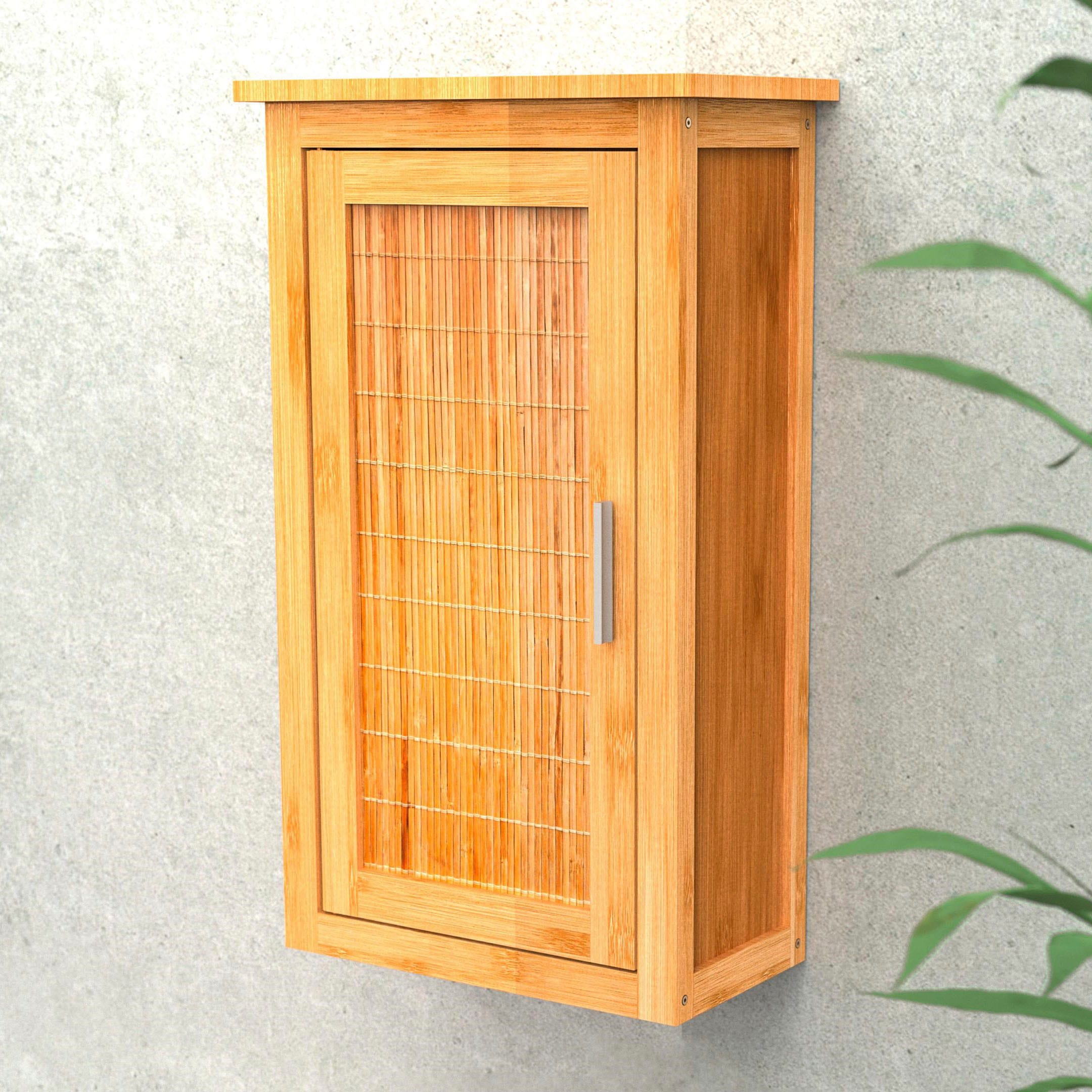Eisl Hängeschrank »Bambus«, Badezimmerschrank schmal für die Wand,  nachhaltige Badmöbel Bambus auf Raten kaufen