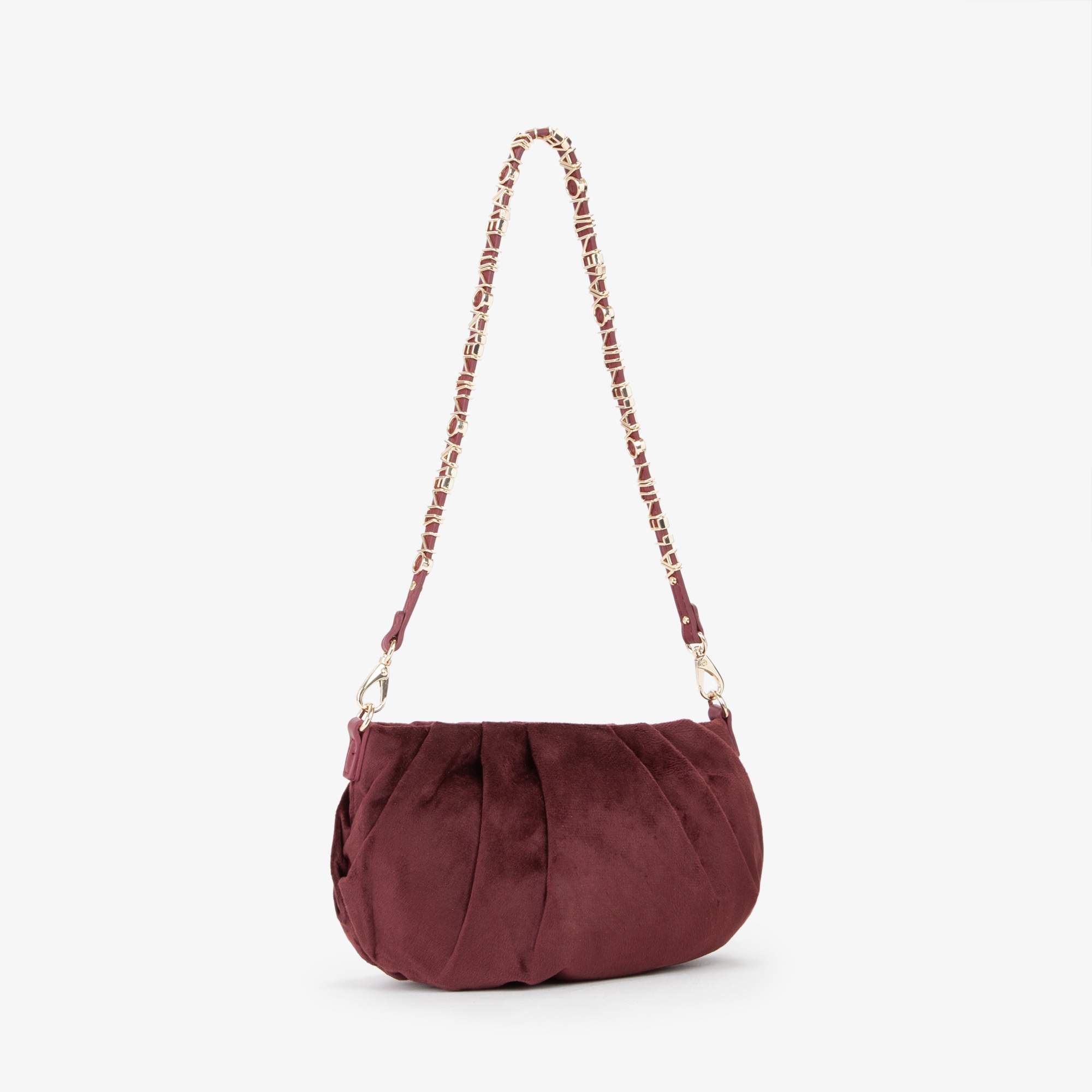 VALENTINO BAGS Umhängetasche »ELITA« Samt Clutch, Abendtasche mit modischer Raffung