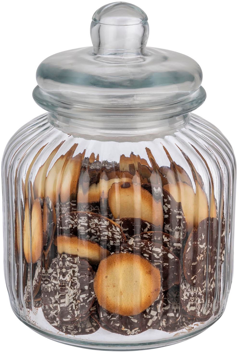 APS Vorratsglas »-COOKIEGO- aus Glas, Öffnung: ca. Ø 9 cm« kann auch als Vase verwendet werden