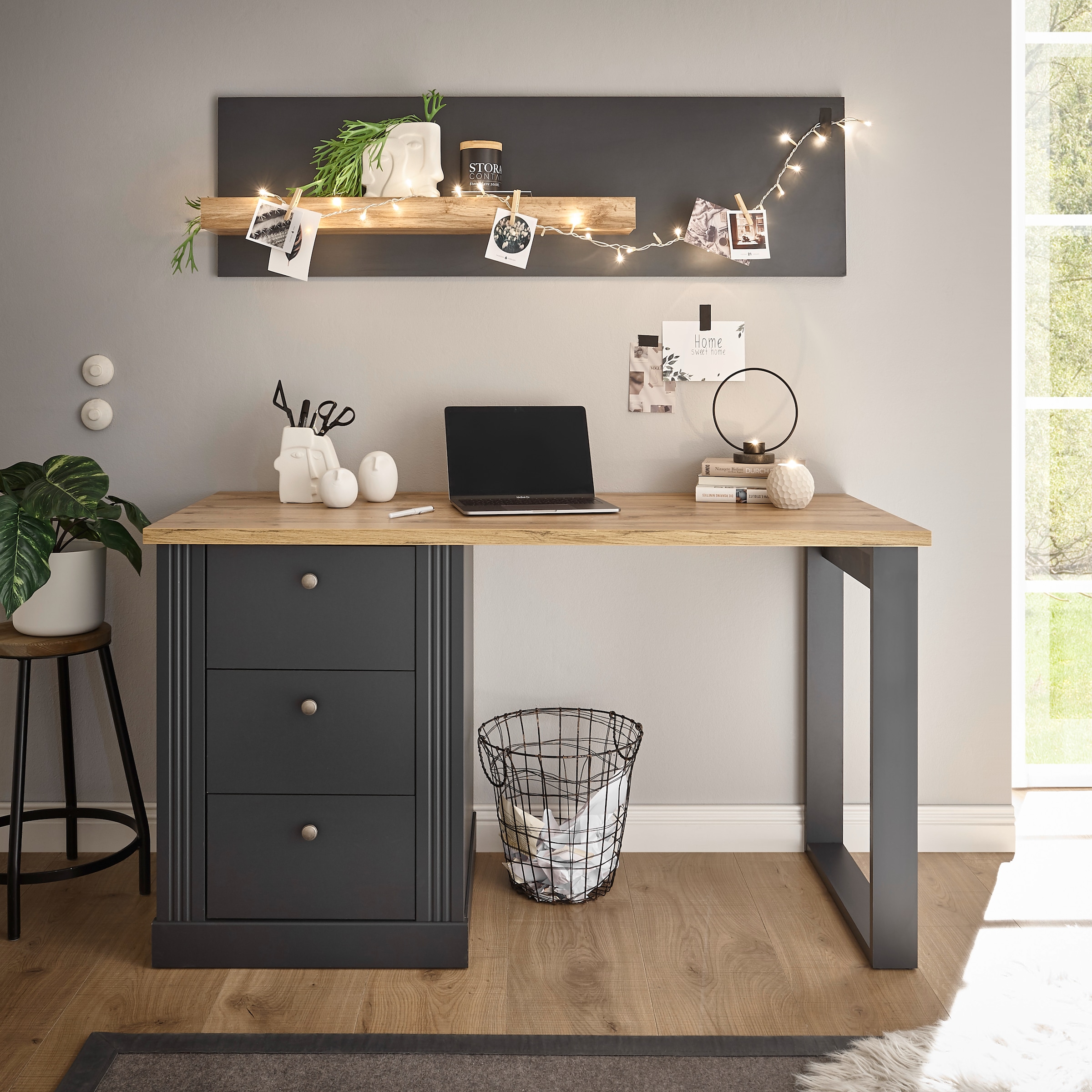 Home affaire Büromöbel-Set "Westminster" im romantischen Landhausstil, excl günstig online kaufen