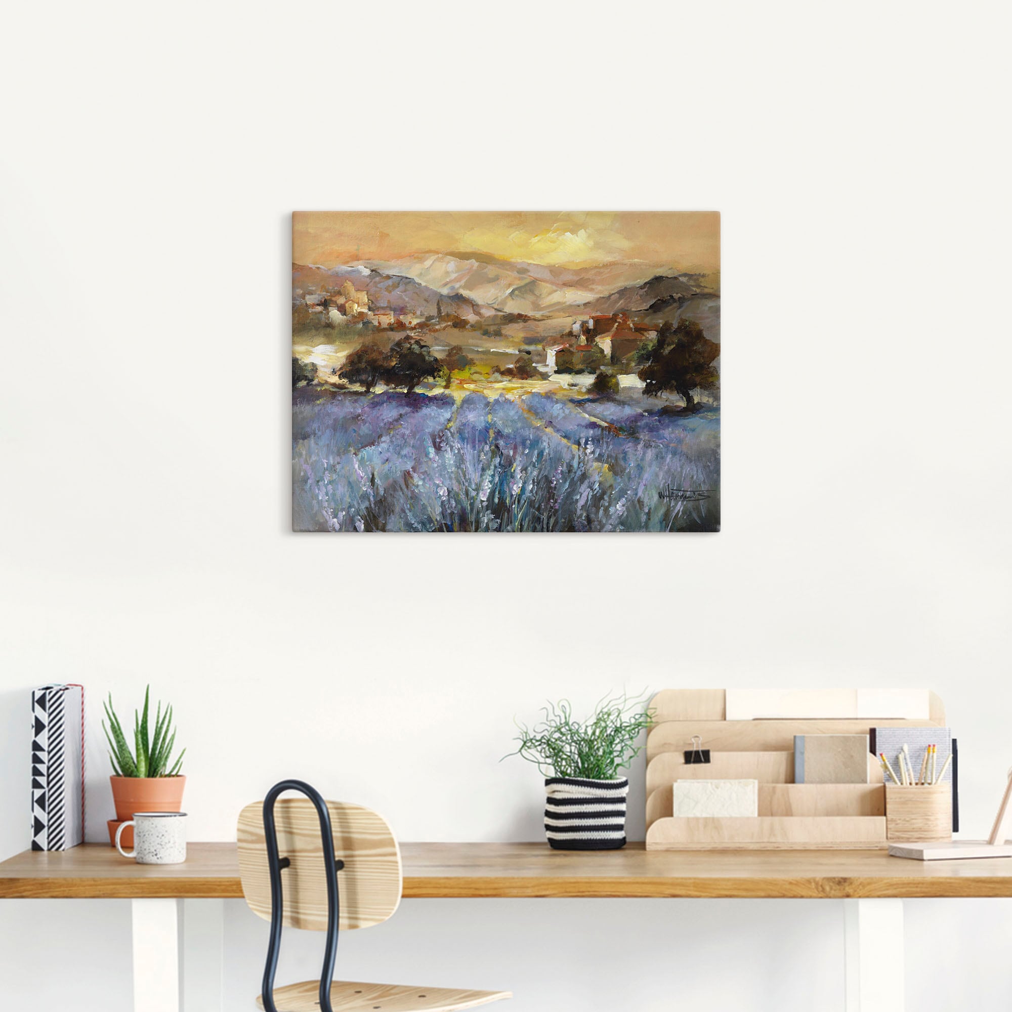 Artland Leinwandbild »Toskana Romantic I«, Europa, (1 St.), auf Keilrahmen gespannt