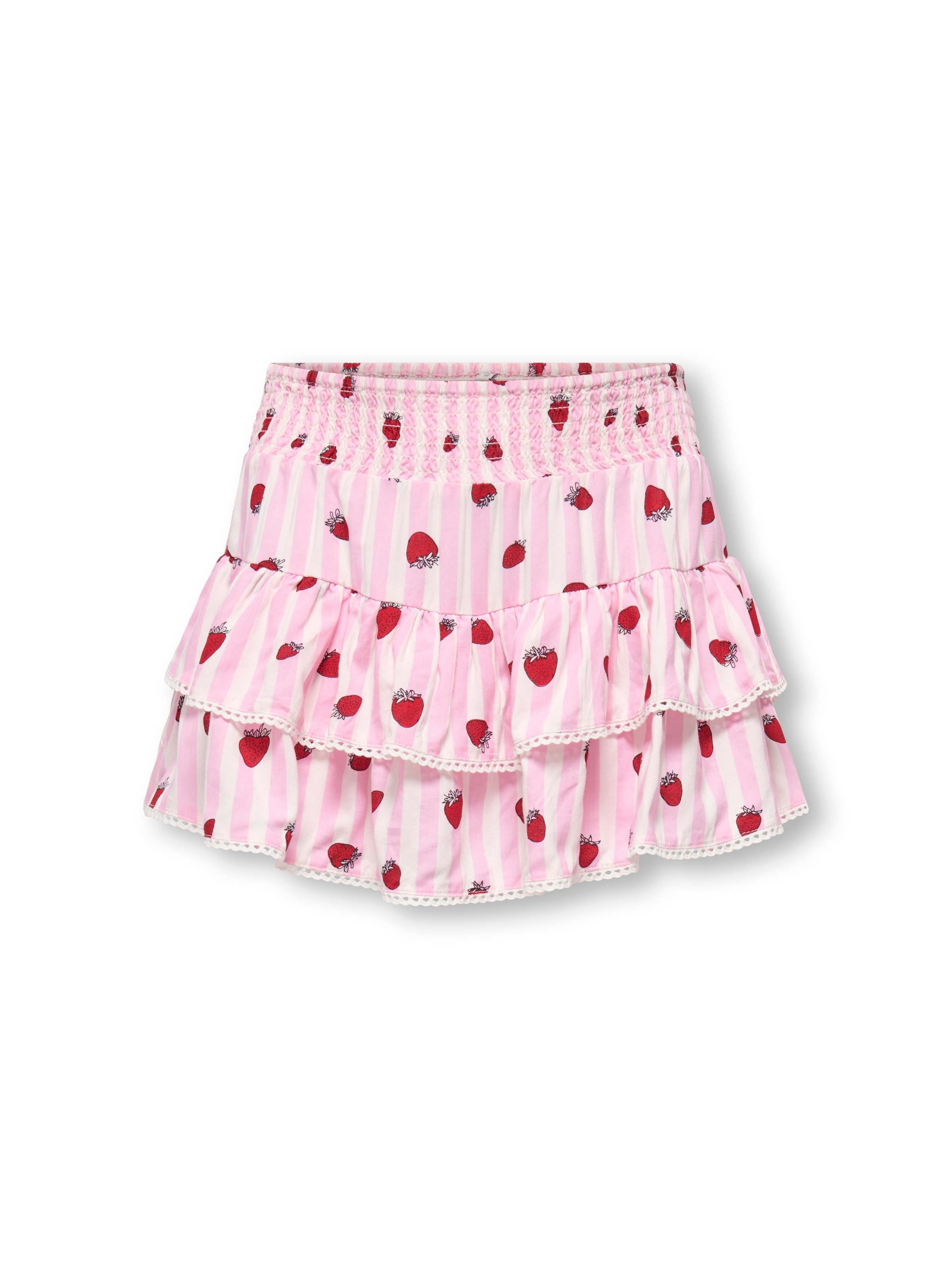 KIDS ONLY Sommerrock »KOGGLOW LIFE TAPED EDGE SKORT AOP WVN« 1 mit tollen Volants mit dezenter Spitzenkante