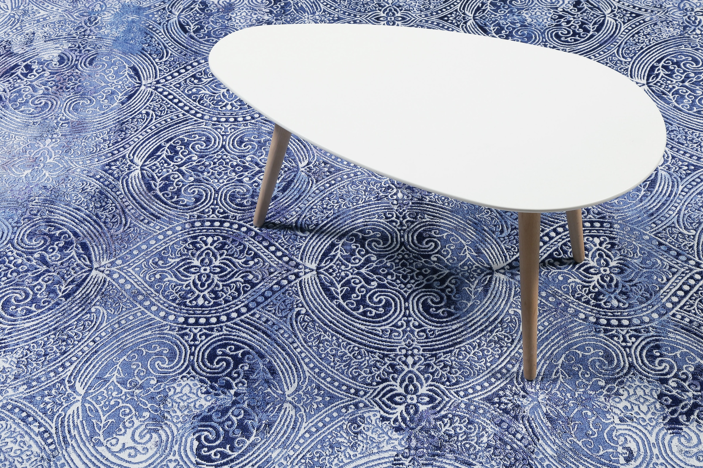 Wecon home Teppich »Grace« rechteckig 6 mm Höhe Vintage Look, Used Look, moderner Kurzflor, Wohnzimmer