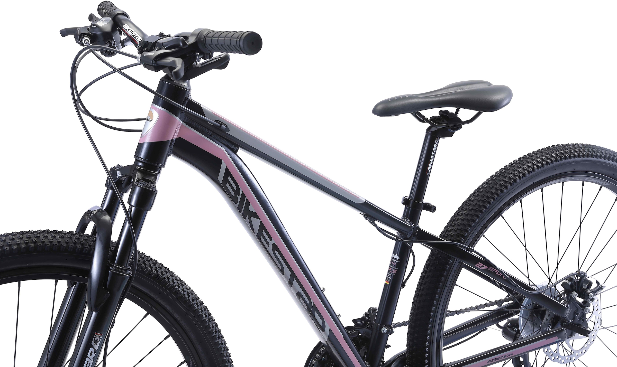 Bikestar Mountainbike 21 Gang Shimano RD-TY300 Schaltwerk Kettenschaltung für Damen und Herren, Kettenschaltung