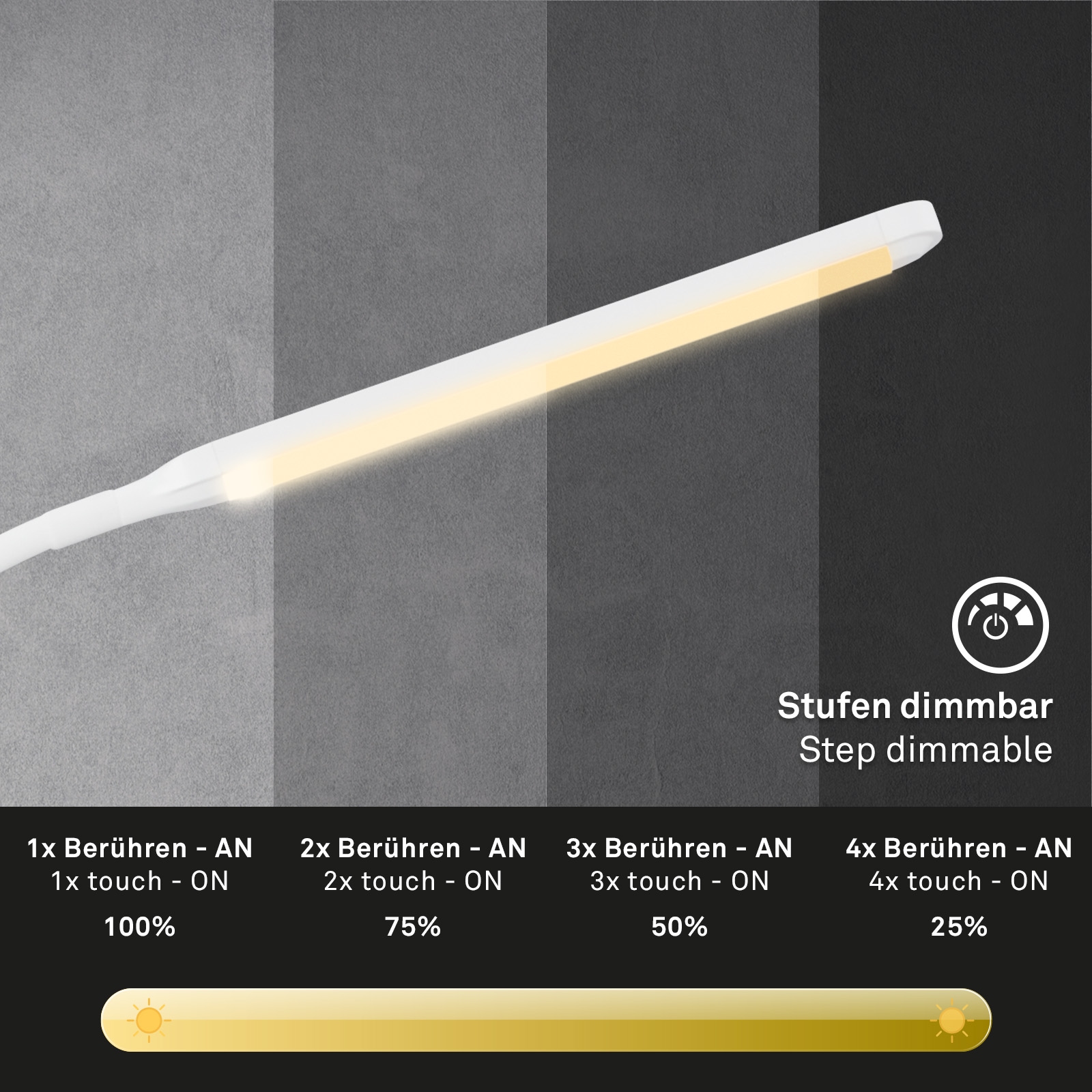 Briloner Leuchten Stehlampe »Stehleuchte PIVAZ«