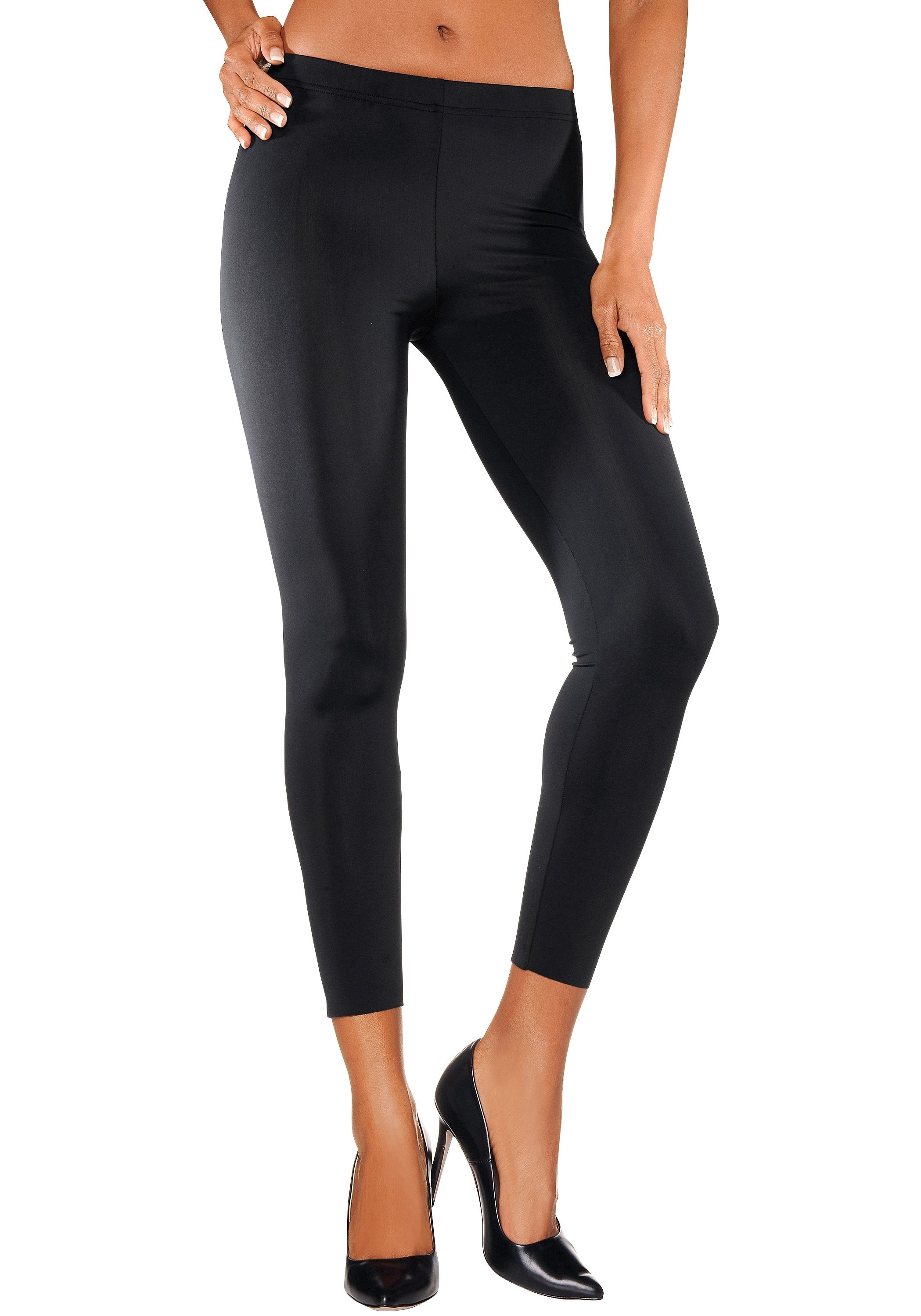 LASCANA Leggings  aus leicht glänzender Qualität, Loungewear