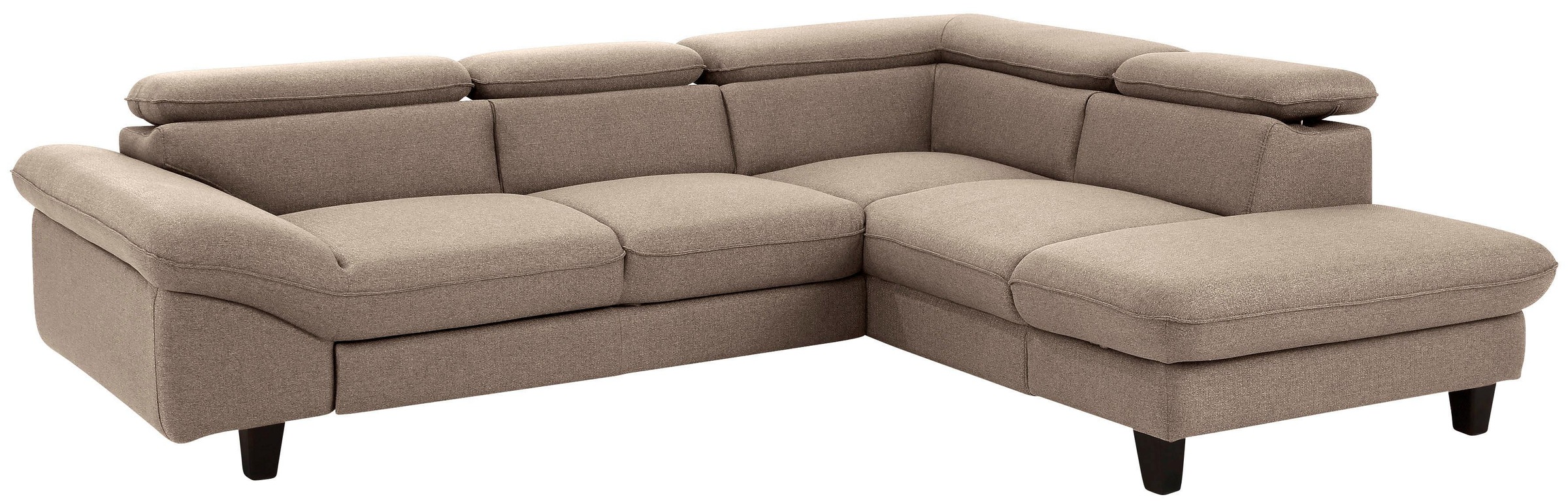 Home affaire Ecksofa "Pilot L-Form" mit Kopfteilverstellung, wahlweise mit günstig online kaufen