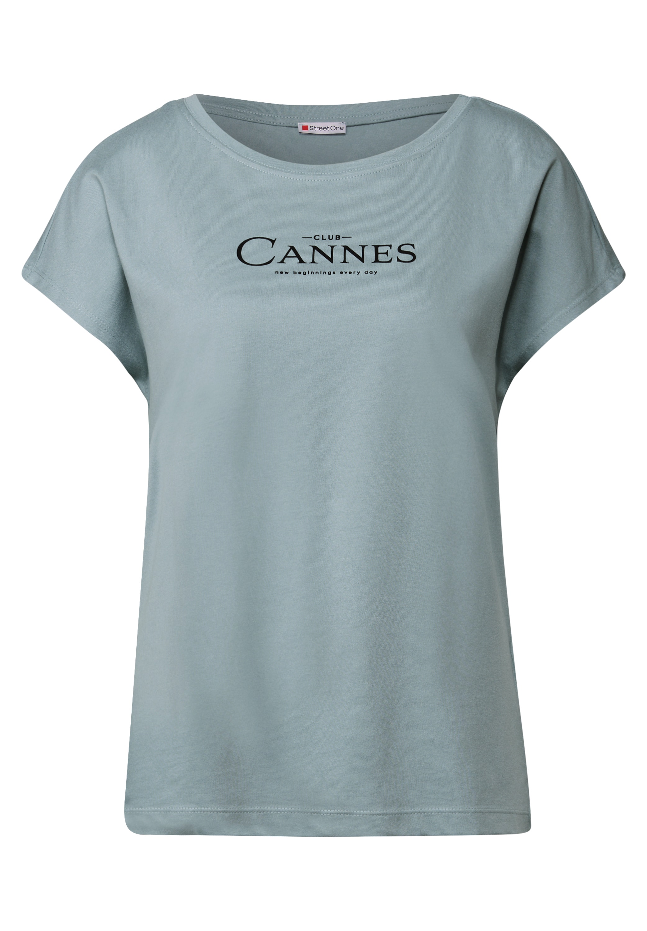 STREET ONE Shirttop, mit Folien-Wording