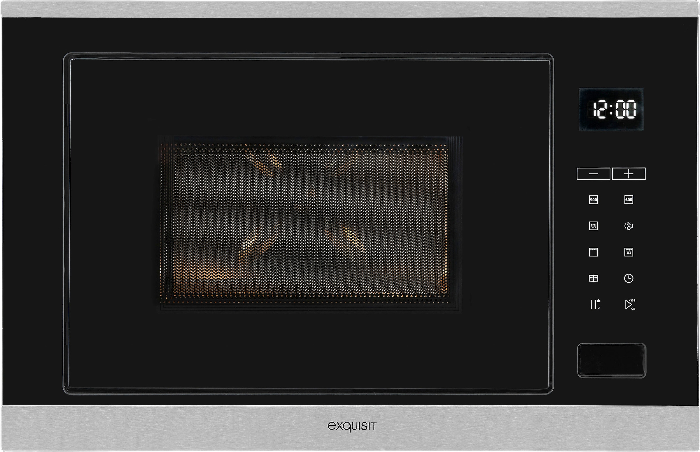 exquisit Einbau-Mikrowelle »EMW25-G-020«, Grill-Mikrowelle, 1450 W