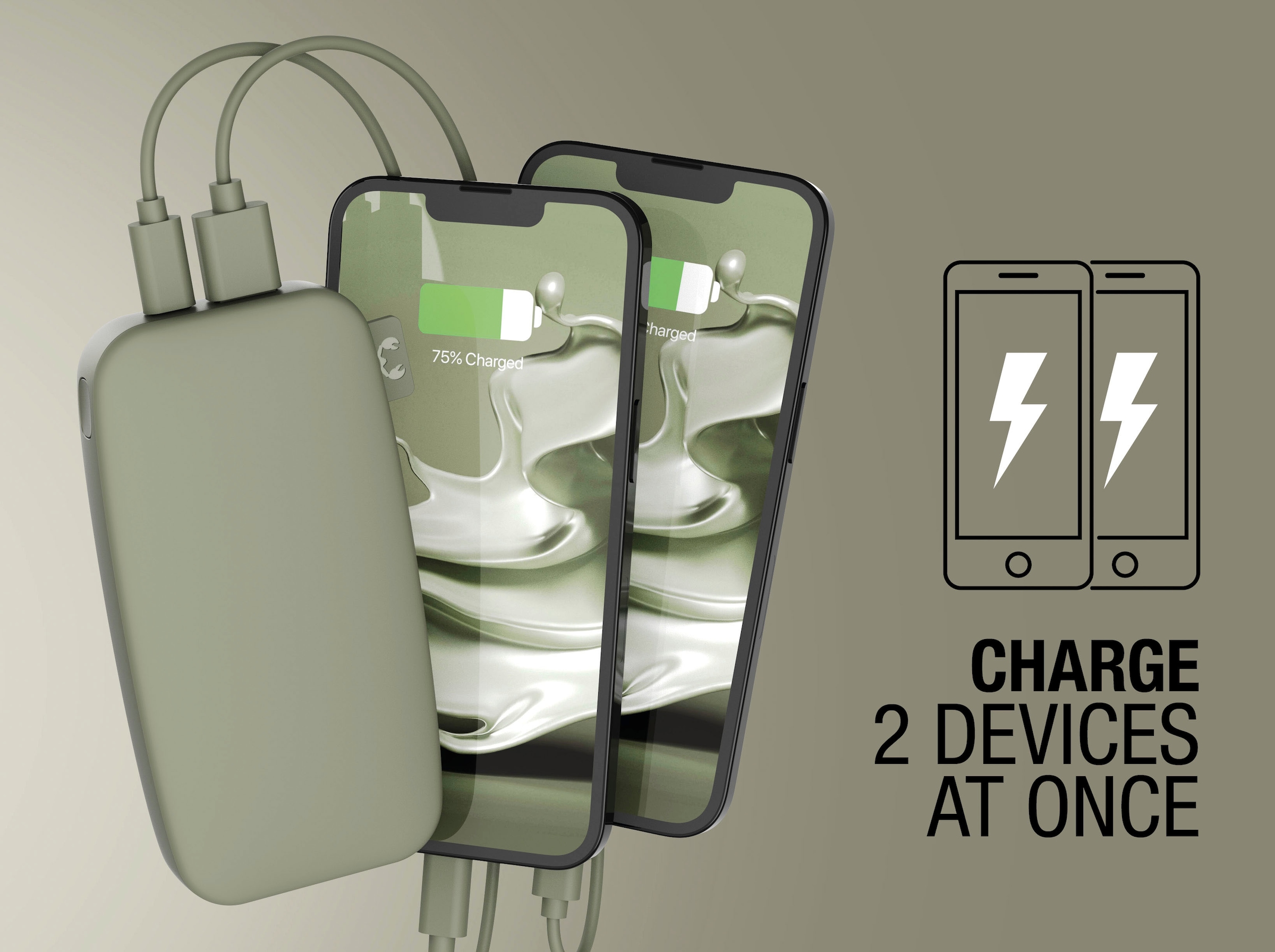Fresh´n Rebel Powerbank »Power Pack 12000mAh mit USB-C, Ultra Fast Charge & 20W PD«