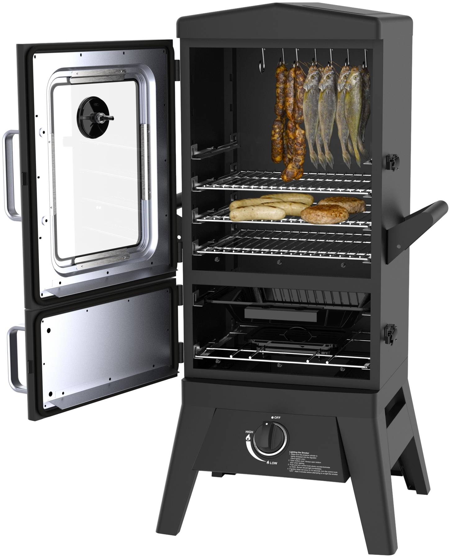 El Fuego Gasgrill »Portland W2« 3,5 kW, mit Piezozündung