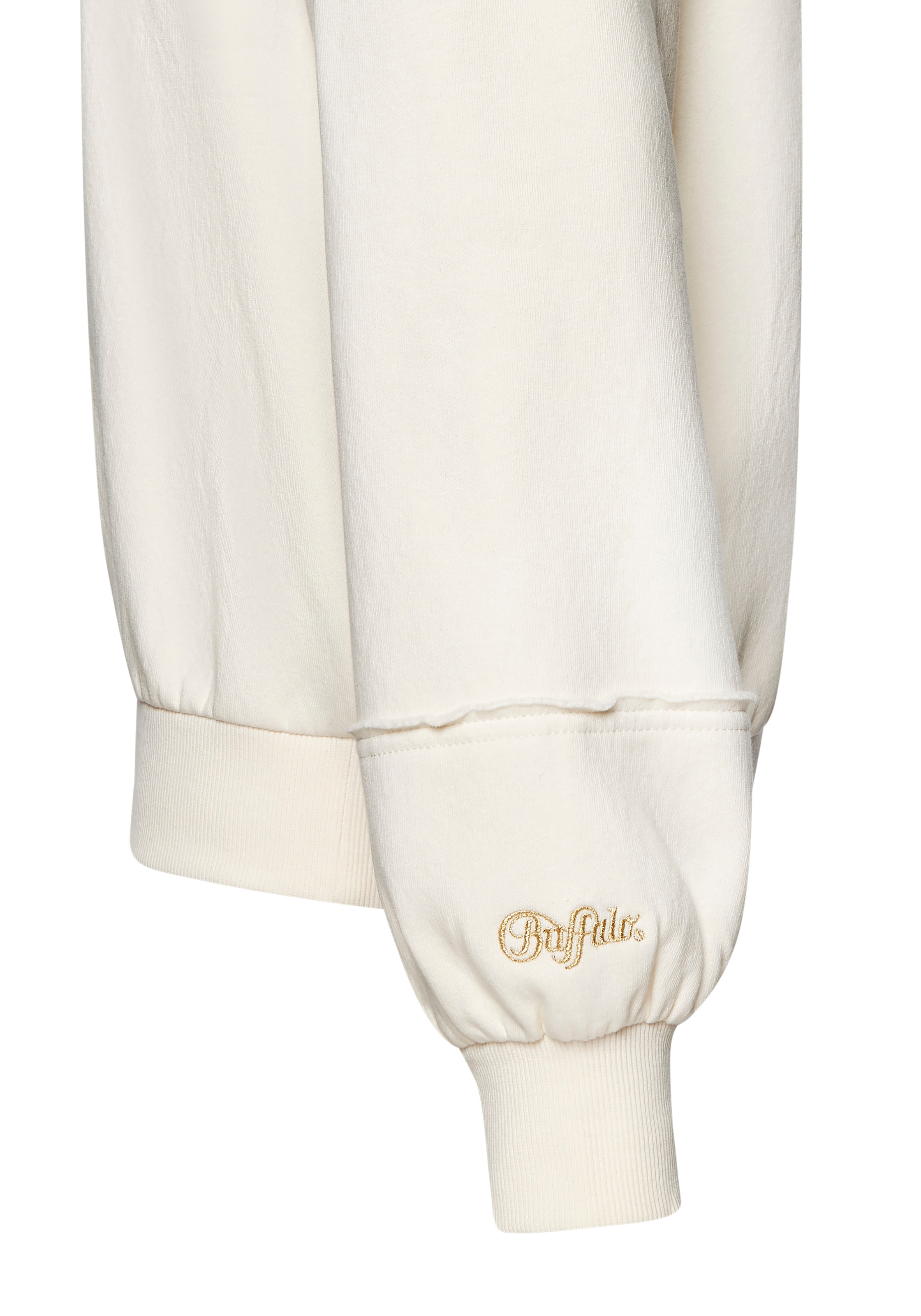 Buffalo Sweater mit aufwendiger Stickerei