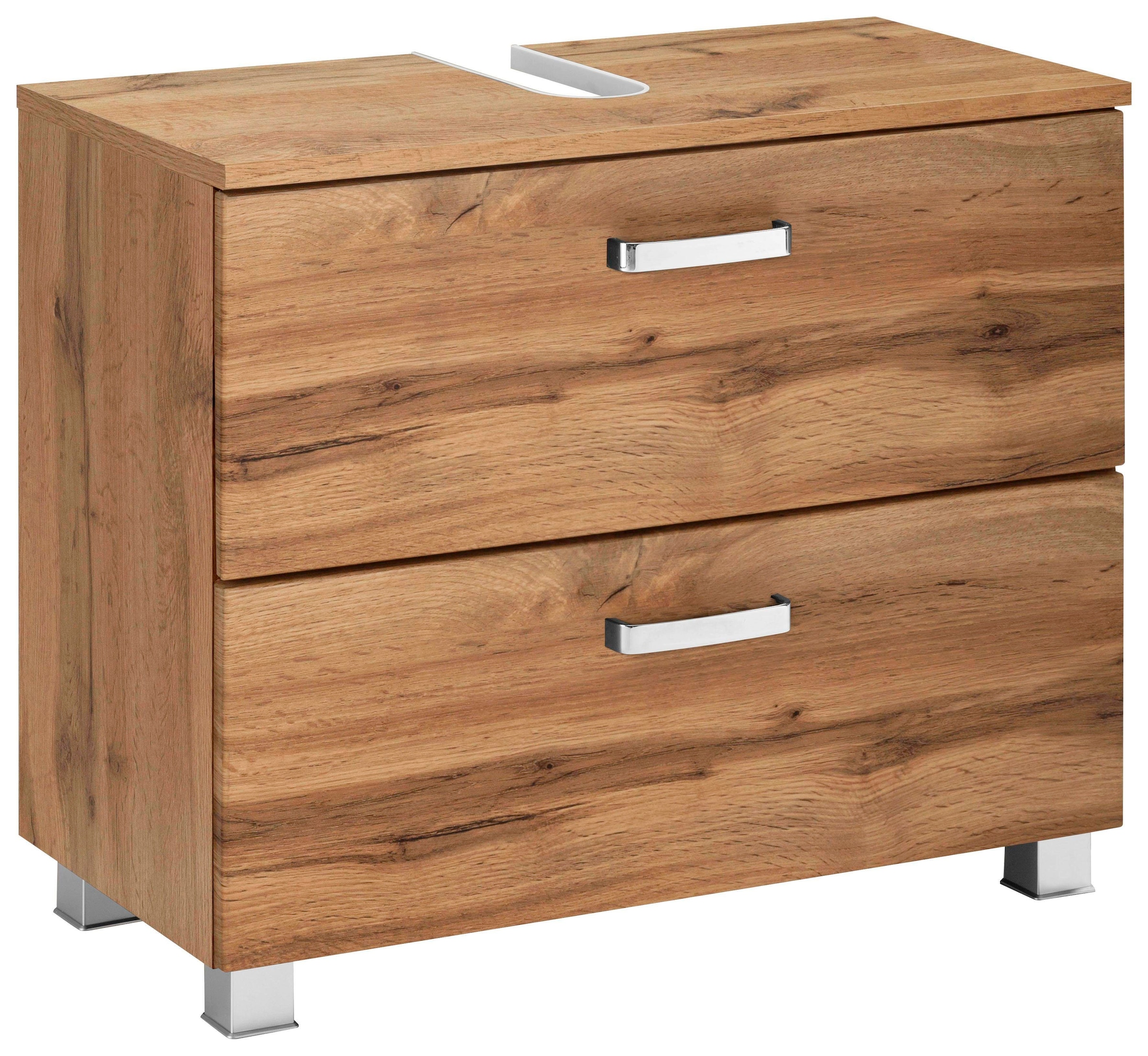 welltime Waschbeckenunterschrank "Ravenna" Breite 70 cm, Türen mit Anschlag günstig online kaufen