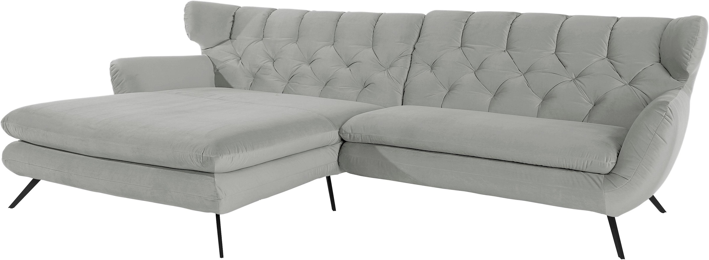 3C Candy Ecksofa »Beatrice Designsofa in moderner Retrooptik, bequem und ex günstig online kaufen