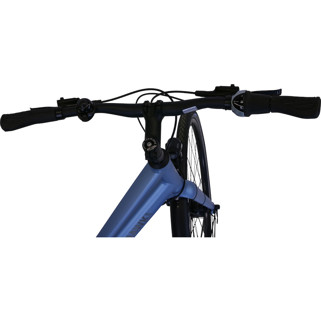 HAWK Bikes Trekkingrad »HAWK Trekking Lady Super Deluxe Plus Sky Blue«, 8 Gang, Shimano, Nexus Schaltwerk