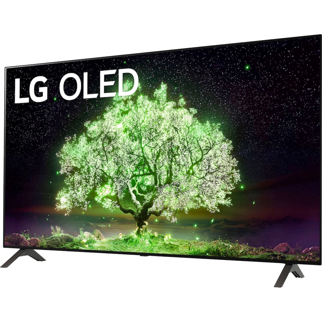 LG OLED-Fernseher »OLED55A19LA«, 139 cm/55 Zoll, 4K Ultra HD, Smart-TV, (bis zu 60Hz)-α7 Gen4 4K AI-Prozessor-Sprachassistenten-Dolby Vision IQ™-Dolby Atmos®