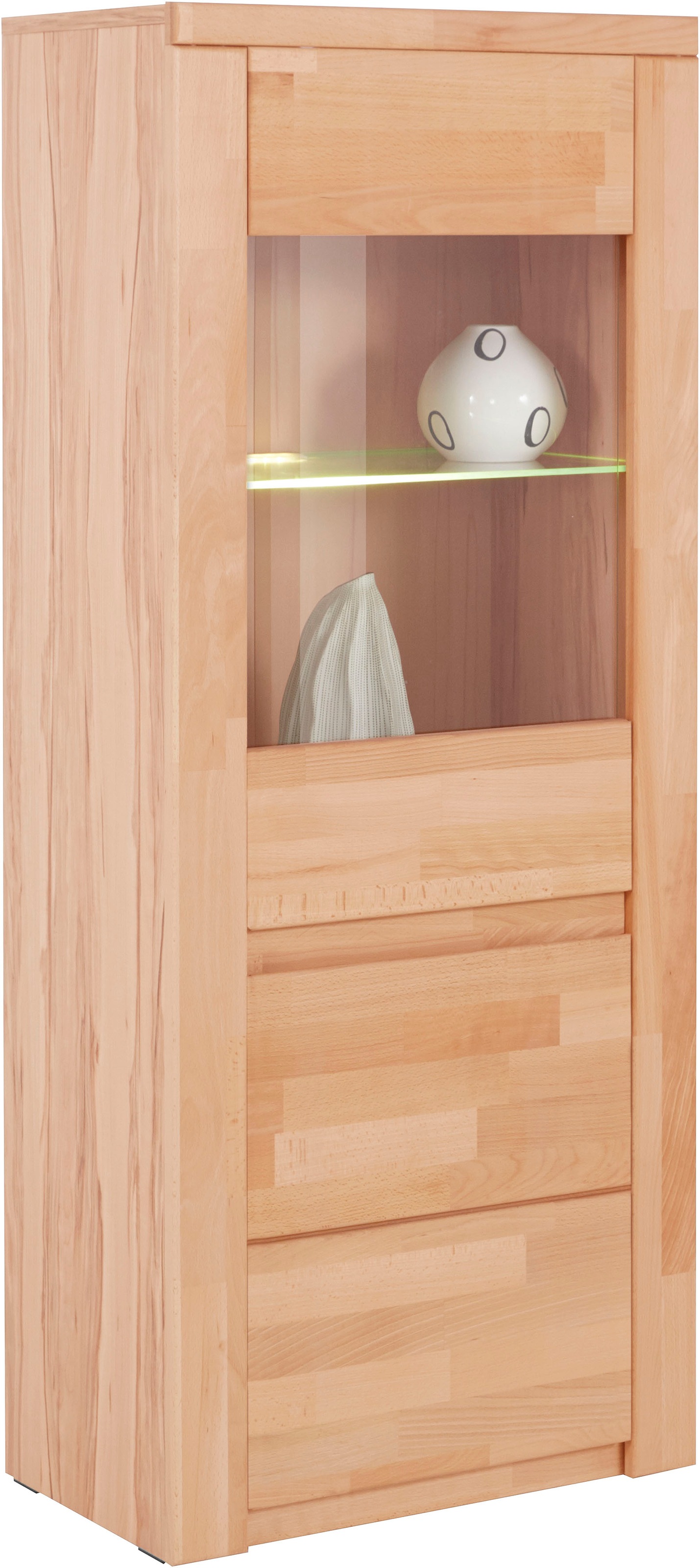 OTTO home Vitrine "Burani" grifflose Optik günstig online kaufen