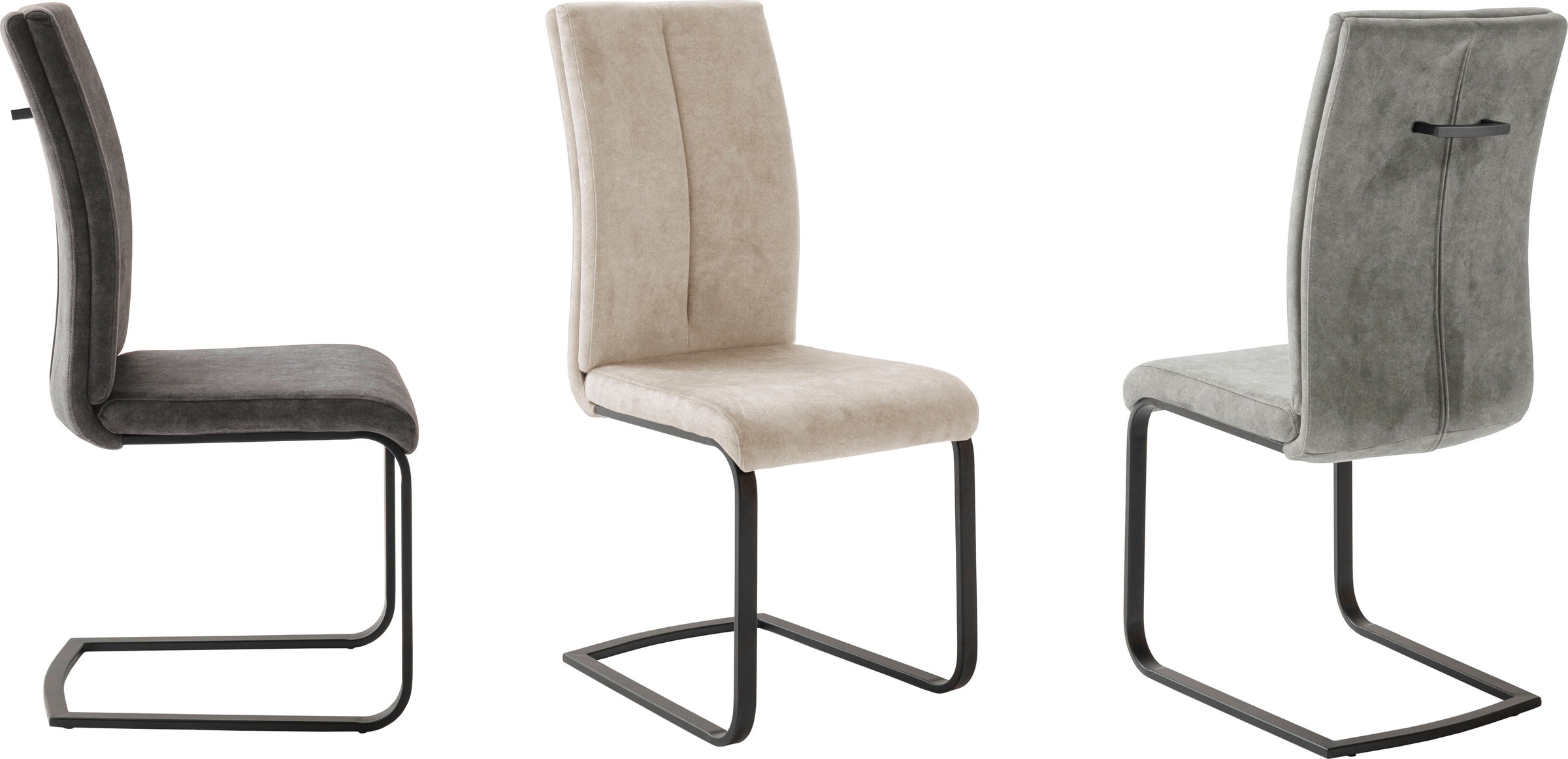MCA furniture Freischwinger »Hudson Schwingstuhl 4er Set«, (Set), 4 St., Ve günstig online kaufen