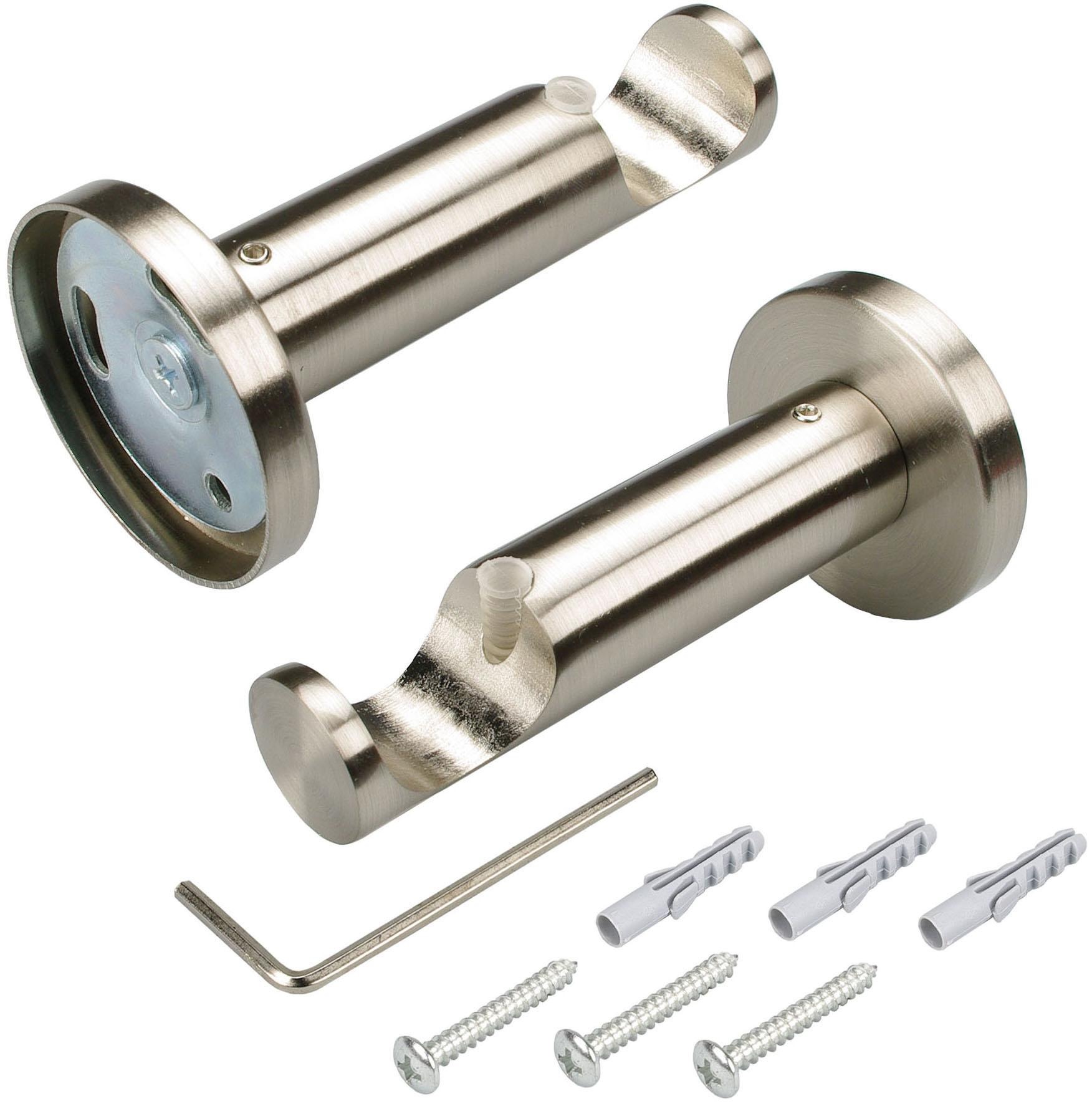 Liedeco Gardinenstange »CELBULLE01SG1L« Ø 25 mm 1 läufig-läufig Fixmaß 1-lä günstig online kaufen