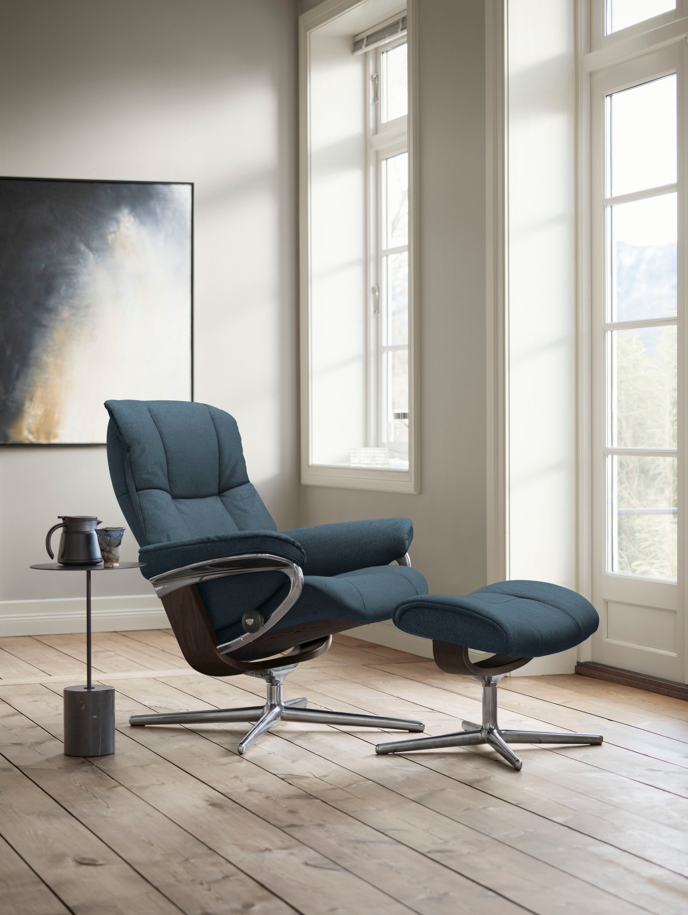Stressless® Relaxsessel »Mayfair«, mit Cross Base, Größe S, M & L, Holzakzent Wenge