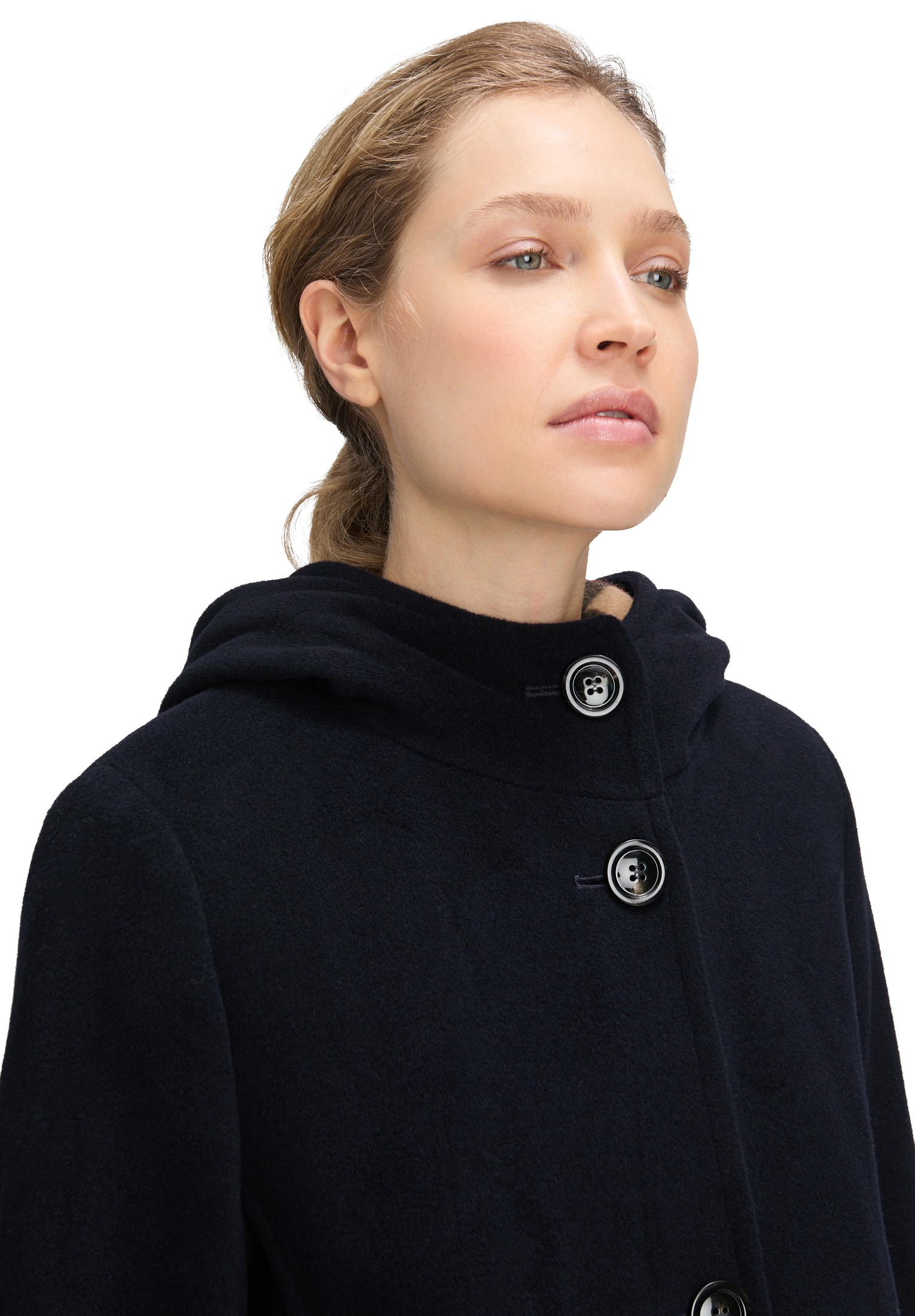 Gil Bret Wolljacke mit Kapuze mit Kapuze