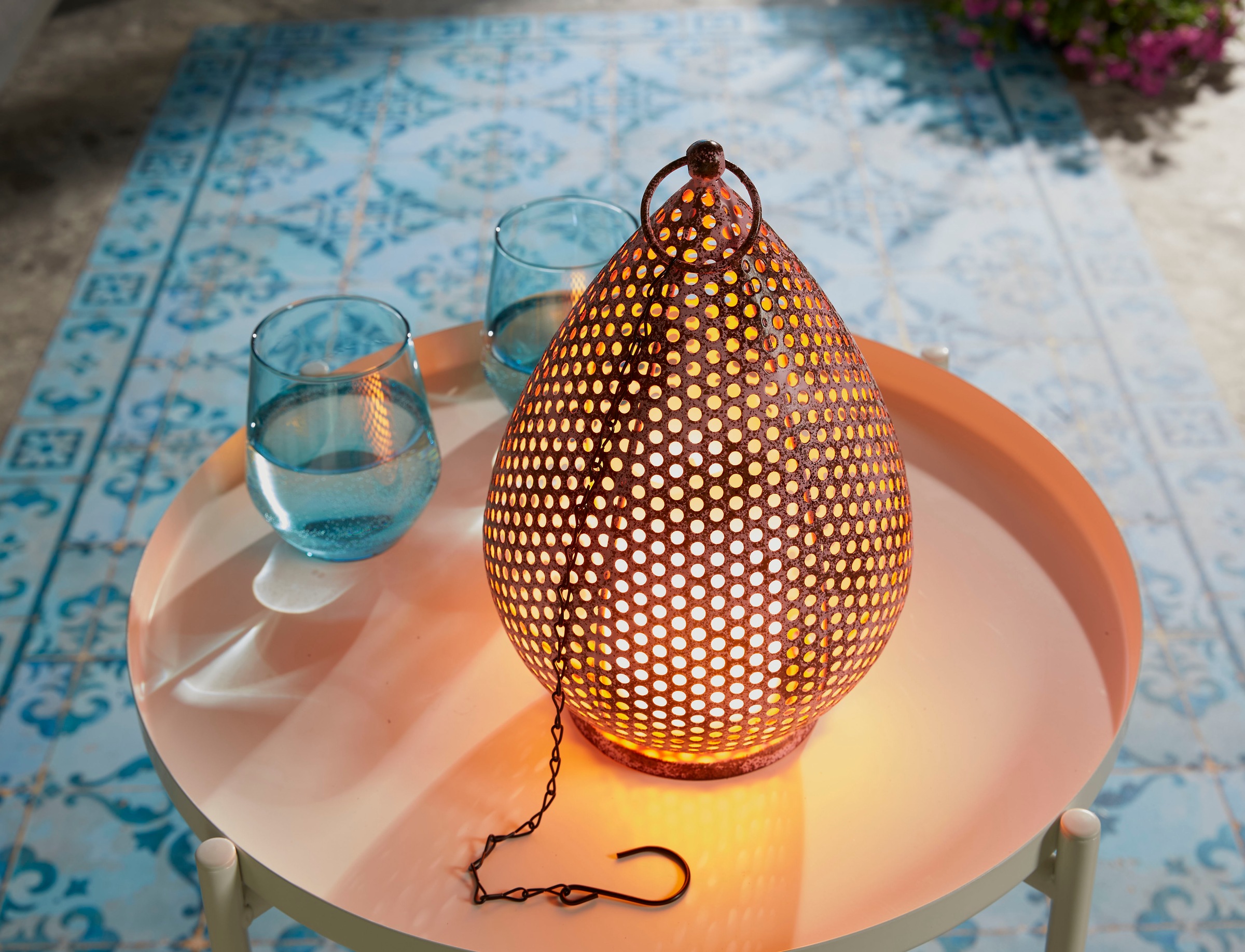LUXFORM Außen-Tischleuchte »Wiederaufladbare USB-Gartenlampe - Tripolis«, L günstig online kaufen