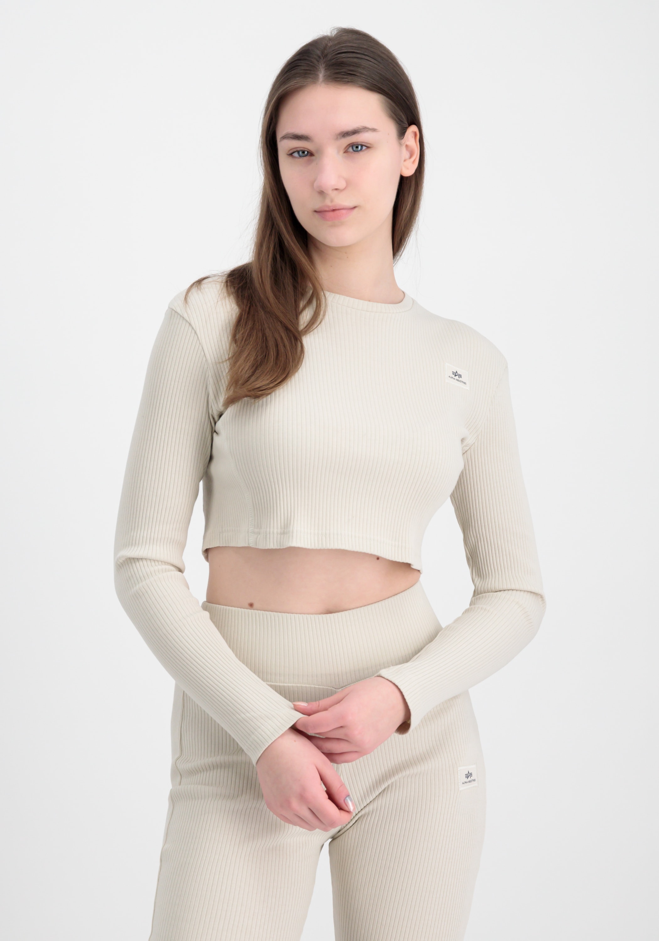 Alpha Industries Longsleeve »Alpha Industries Women - Longsleeves X-Fit Rib LS C Women«