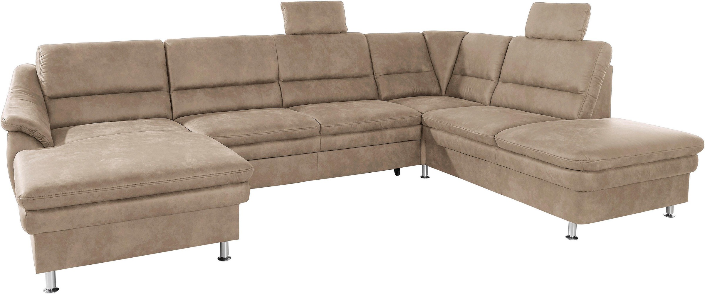 sit&more Wohnlandschaft »Cardoso U-Form« mit Federkern und Kopfstützen, mit günstig online kaufen