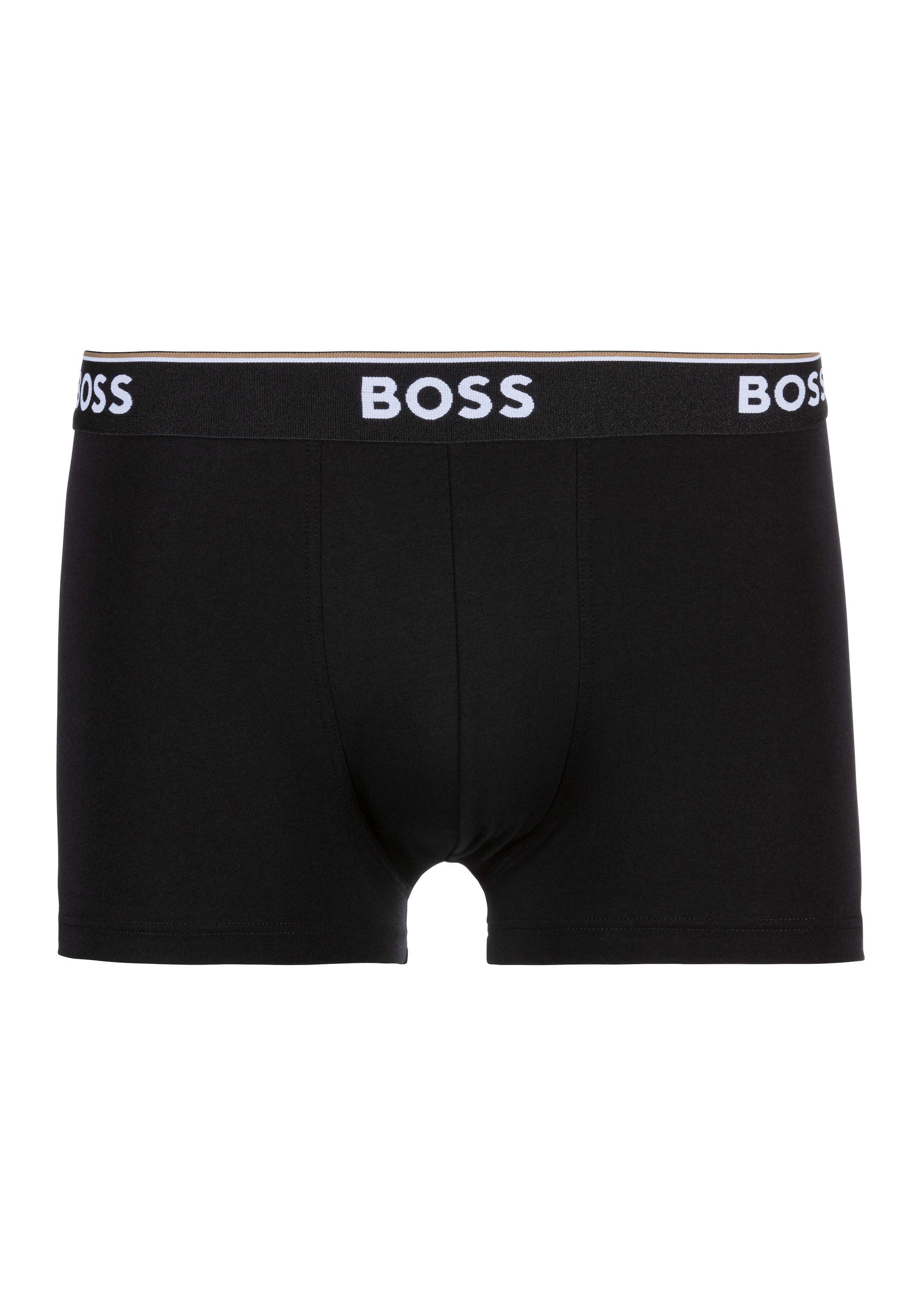 BOSS Boxer »TRUNK 3 PACK«, (3 St.), BOSS Schriftzug auf dem Bund