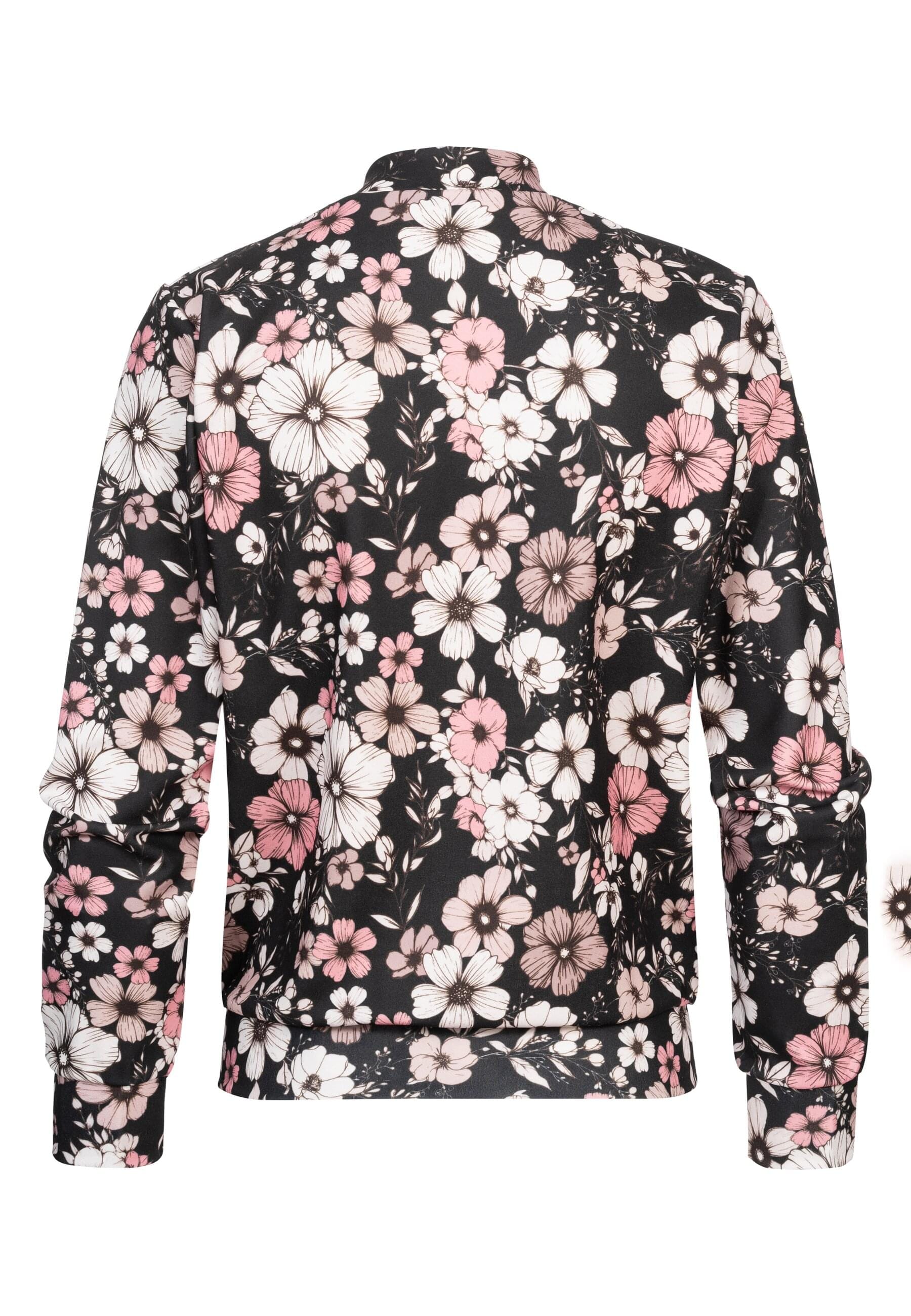 CLOUD 5IVE Klassische Bluse »CLOUD 5IVE Blouson with All-Over Flower Print«