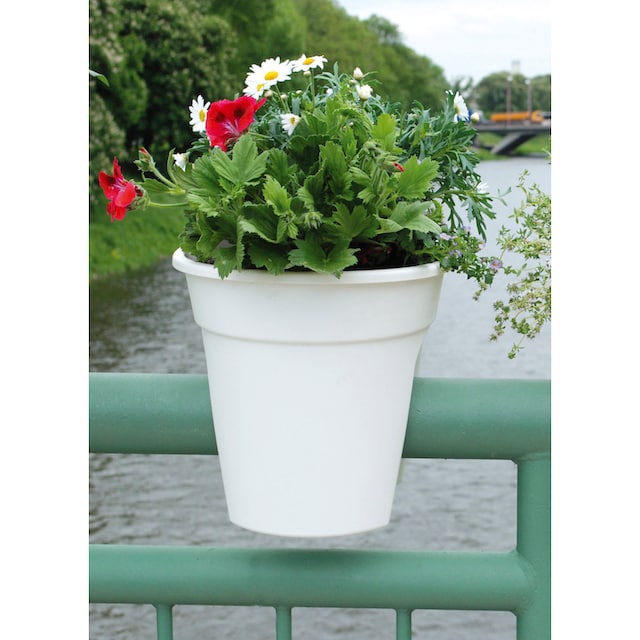 KHW Balkonkasten »Flowerclip«, (Set, 3 St.), Ø 27 cm jetzt im %Sale