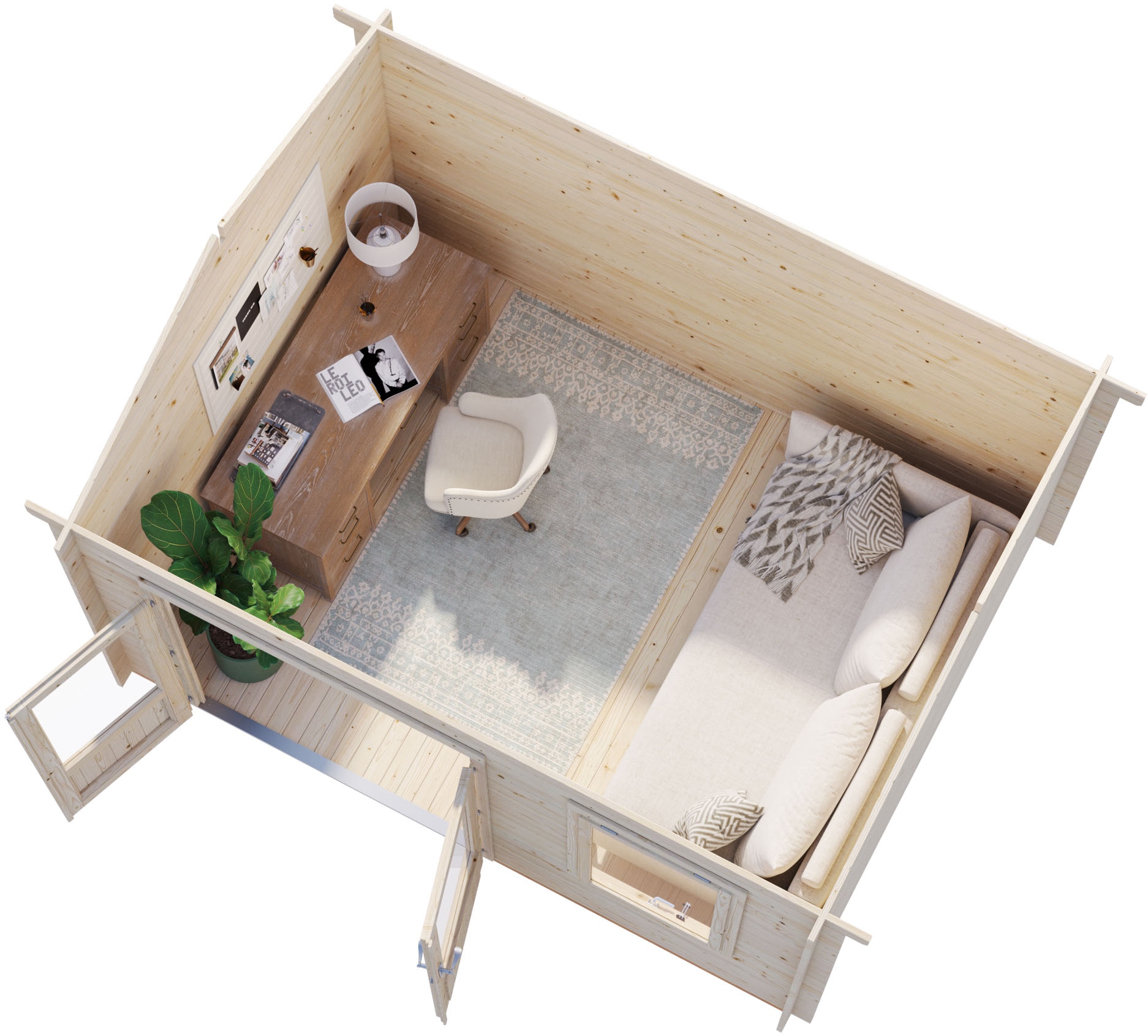 Palmako Gartenhaus »Iris« verschiedene Farben