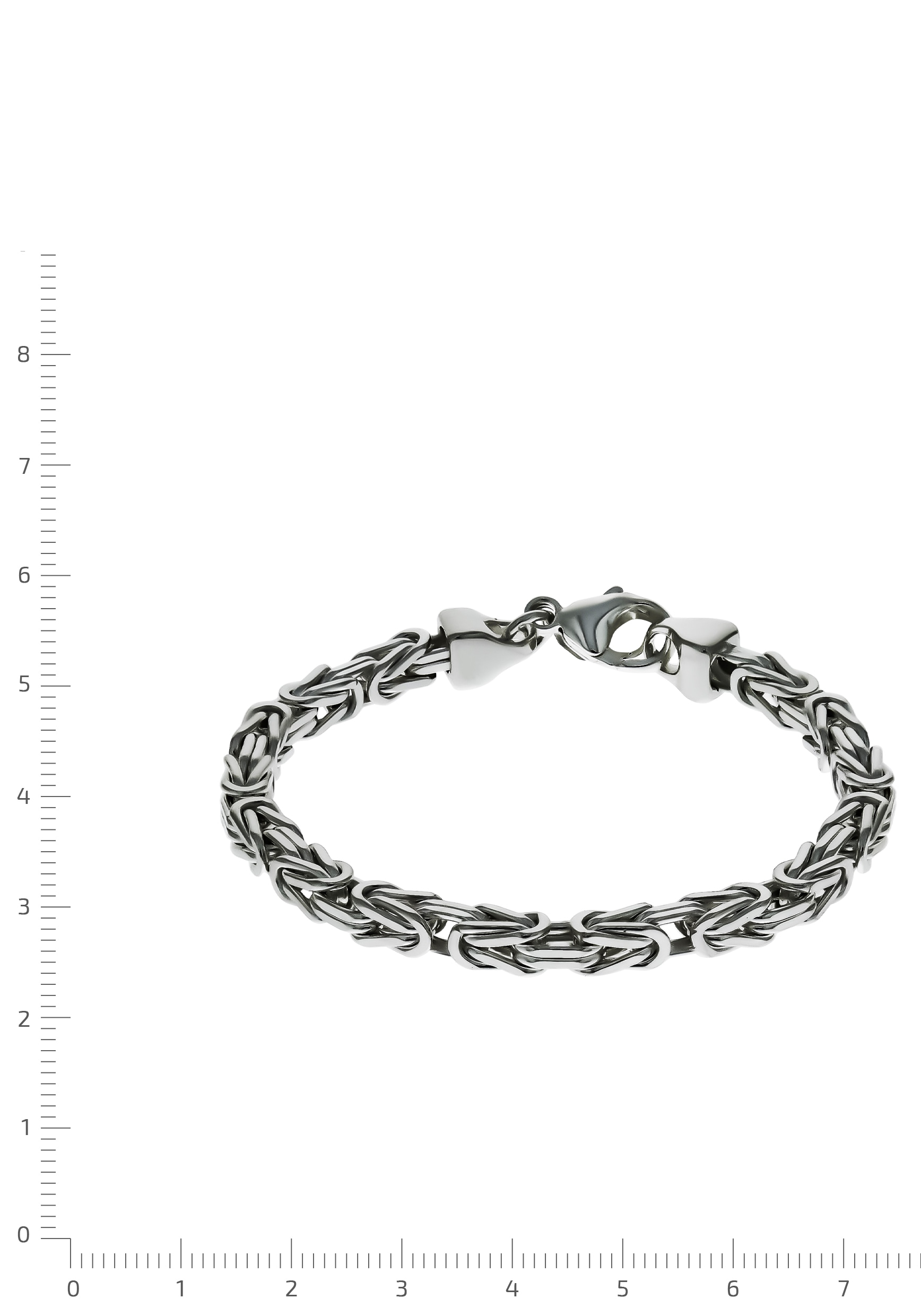 Firetti Silberarmband »in Königskettengliederung 4-kant, 5,0 mm breit«,  Made in Germany bequem kaufen