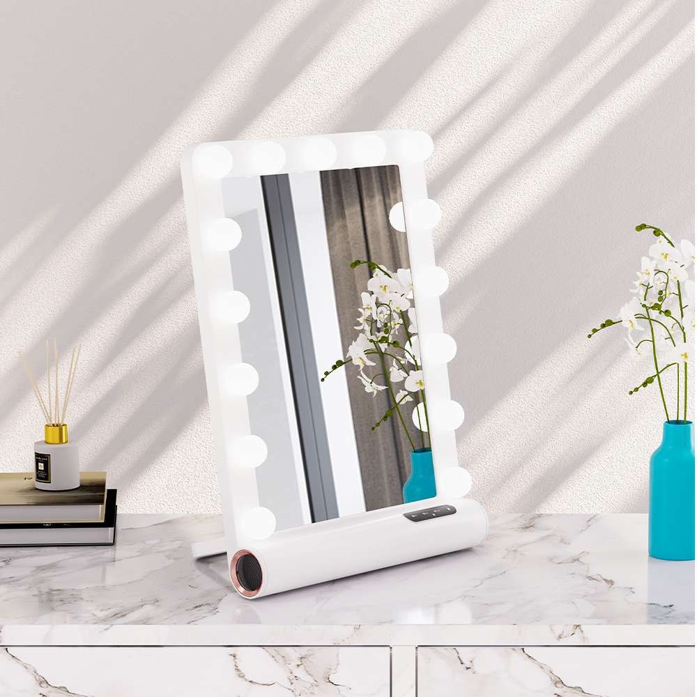 Loevschall Schminkspiegel »Anna Hollywood Spiegel mit LED-Beleuchtung & Blu günstig online kaufen