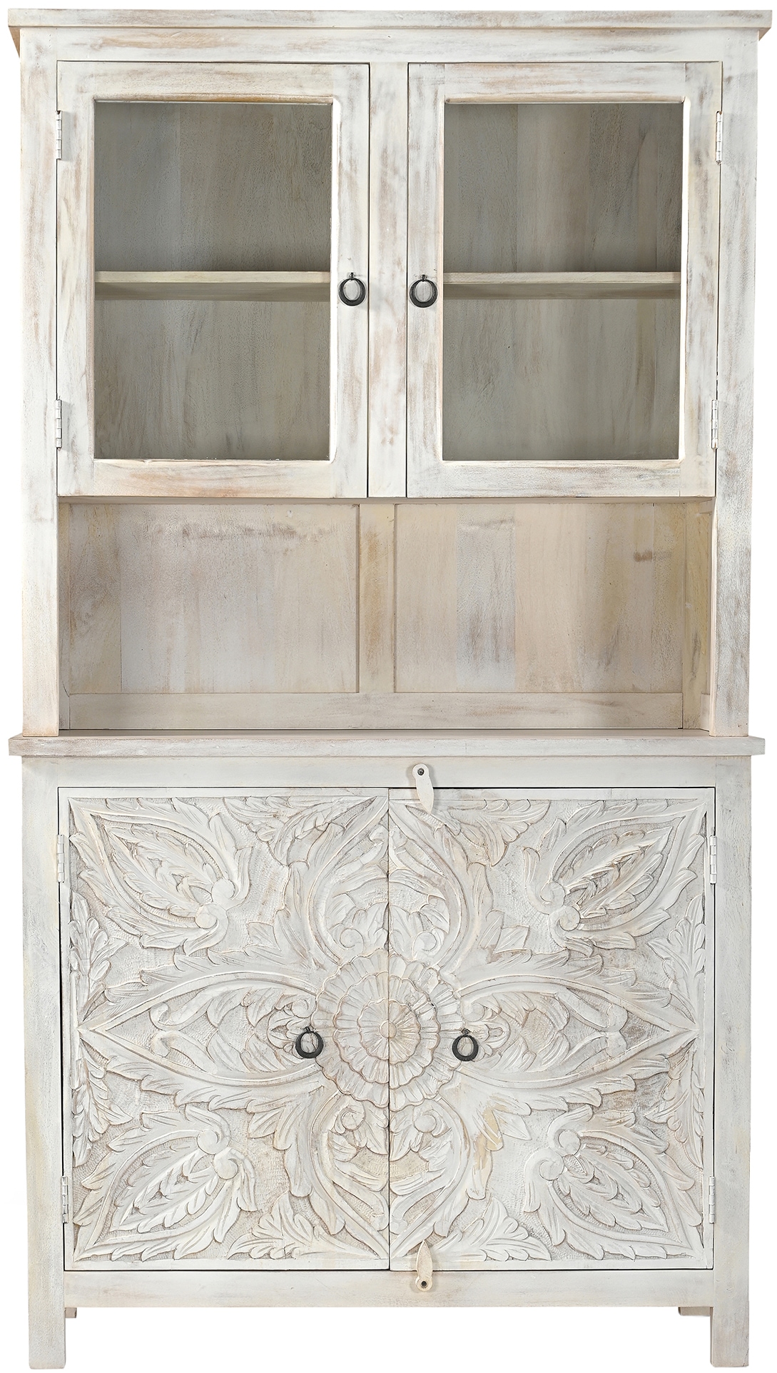 OTTO home Buffet »Prem« mit dekorative Fräsungen, handgefertigt, Unika-Möbel, Breite 107 cm