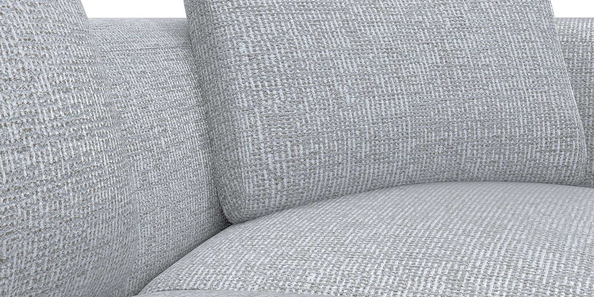 FLEXLUX Ecksofa »Torino, rund, L-Form, Sofa-Ecke mit Ottomane«, Modernes, organisches Sofa-Design, Kaltschaum, Wellenunterfederung