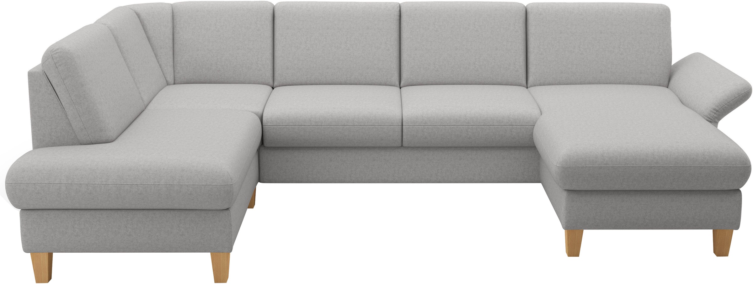 Home affaire Wohnlandschaft »Rochelle, U-Form« optional mit Armteilverstell günstig online kaufen