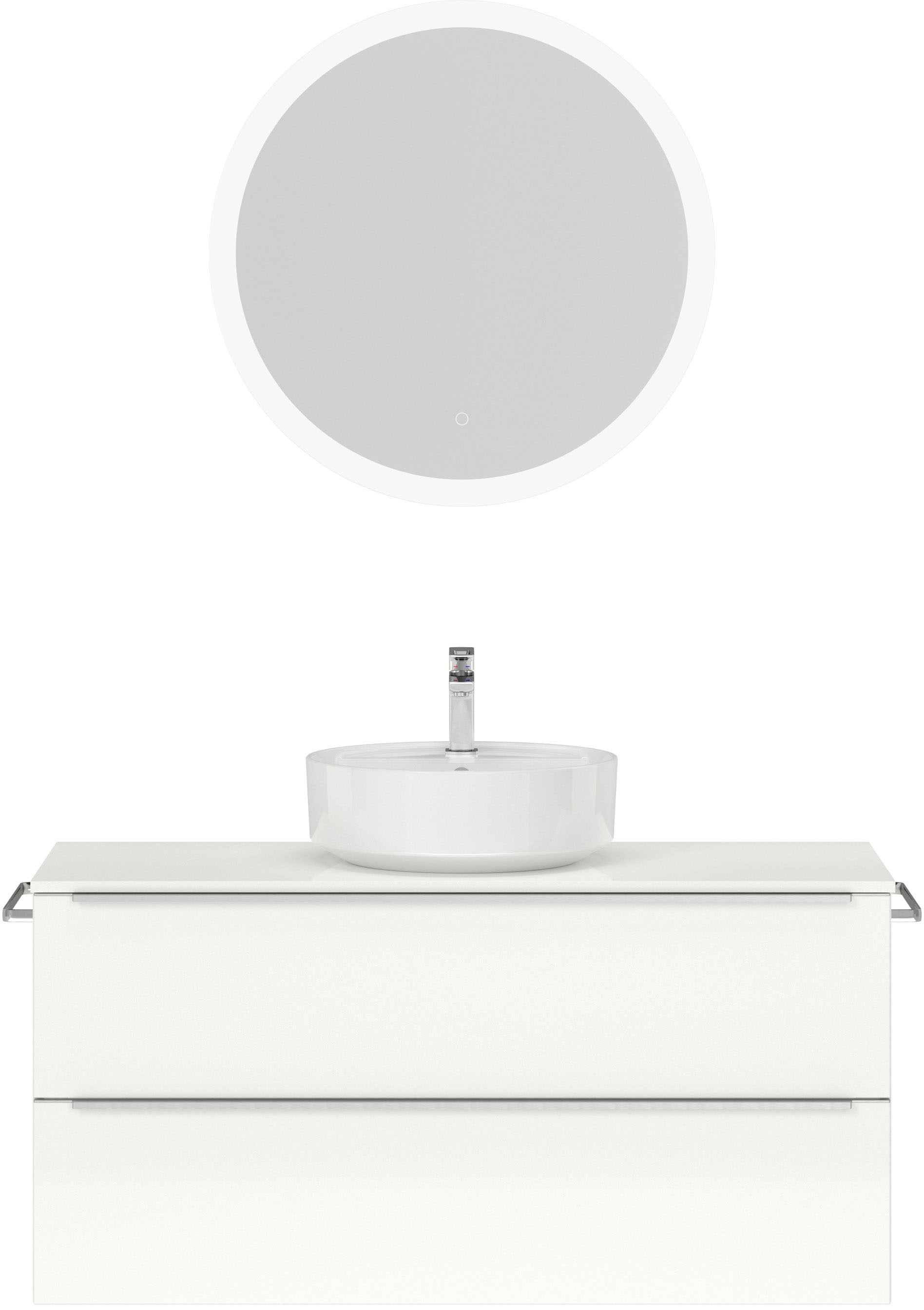 nobilia® Badmöbel-Set »Alvene« vormontiert, mit Soft-Close, 2 Stk. tlg. günstig online kaufen