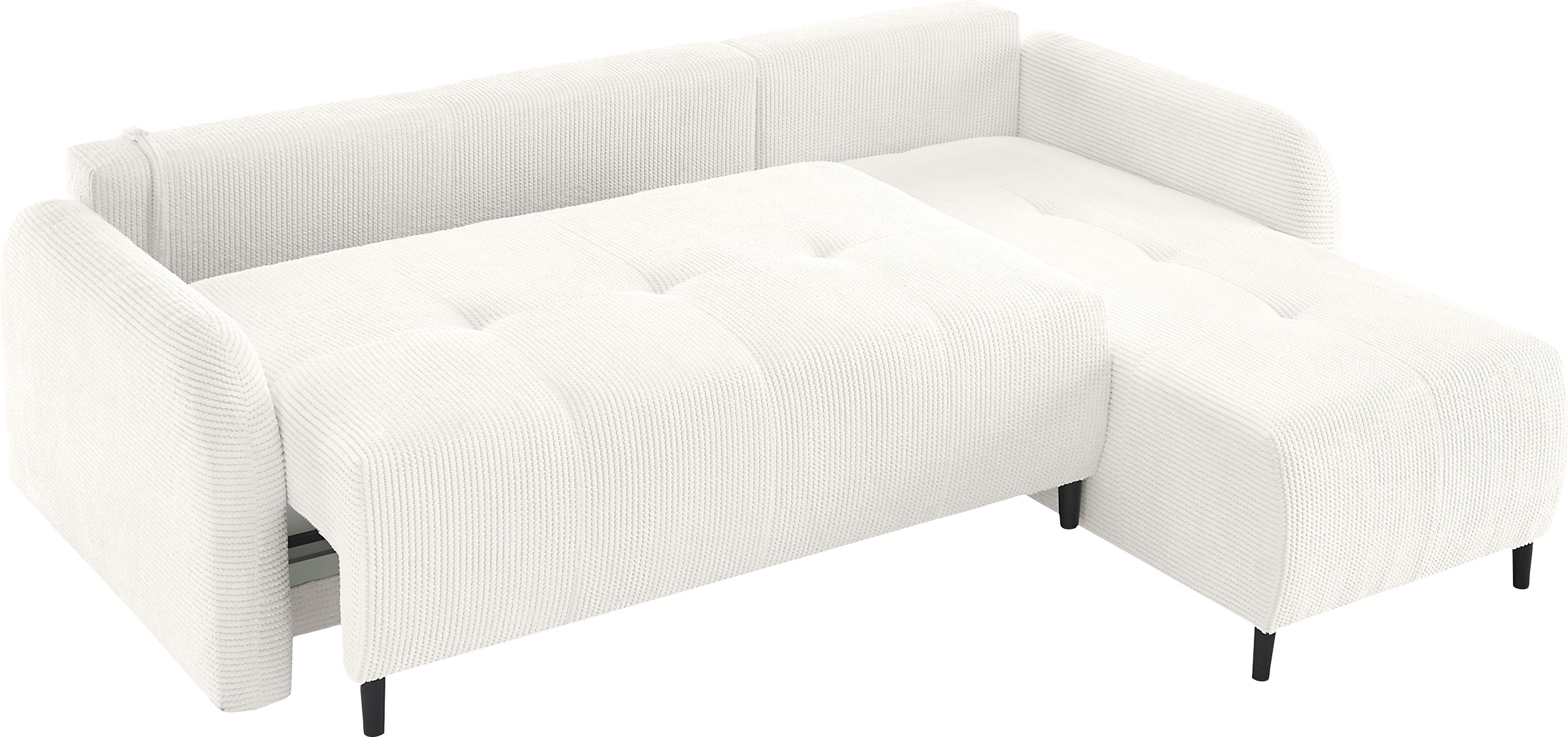 Leonique Ecksofa »BLAISE«, mit Bett-Funktion (Liegefläche 140/200 cm), Zier- und Rückenkissen