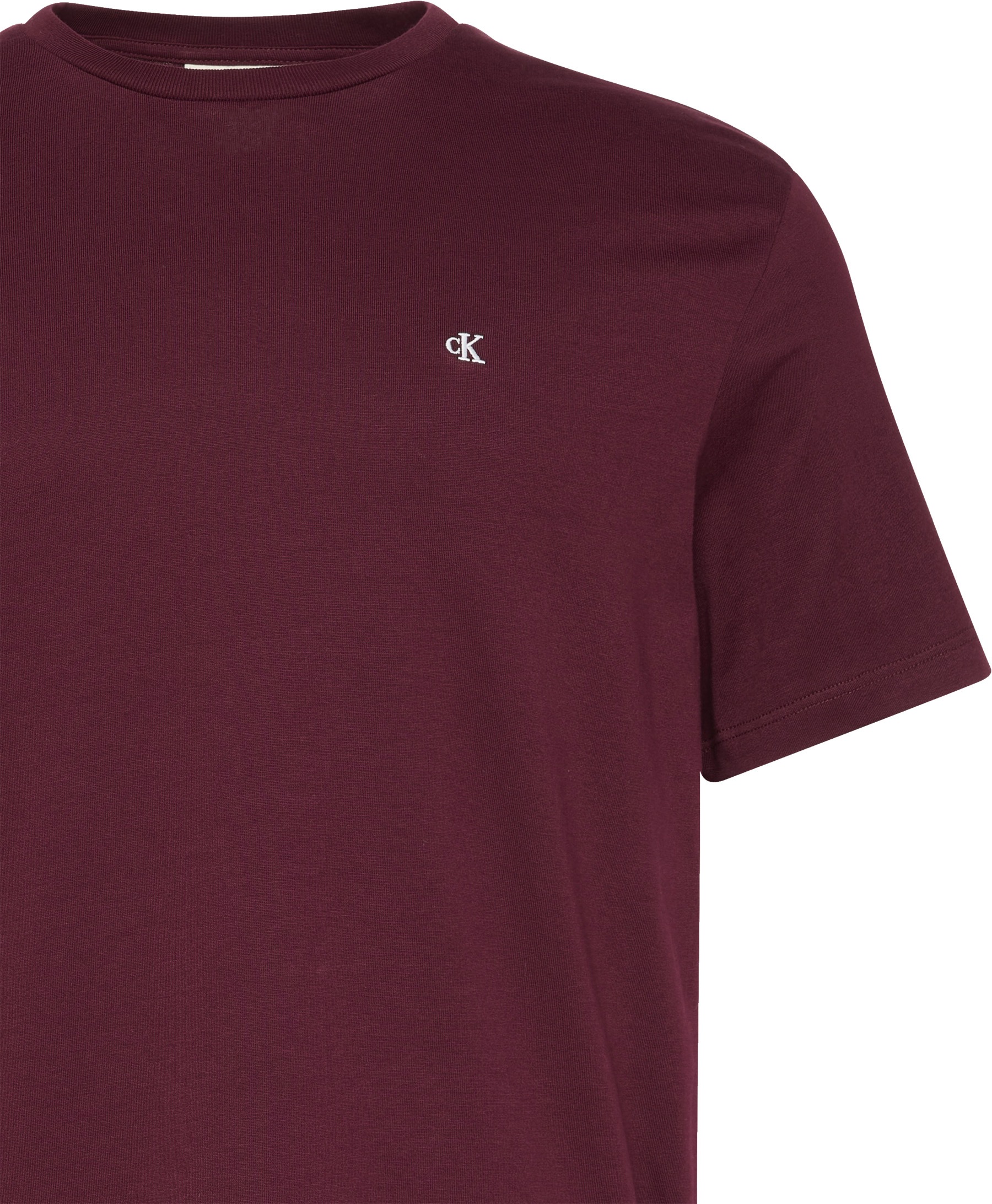 Calvin Klein Jeans T-Shirt »SS SMOOTH CTTN SOLID CREWNK TEE«, mit Logo
