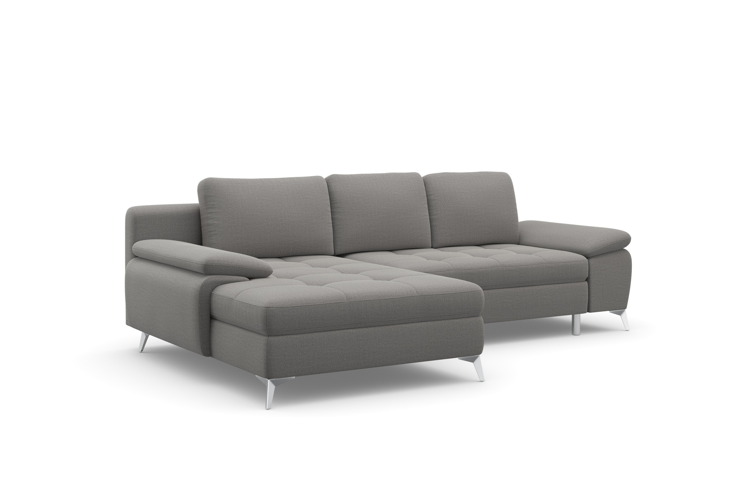 sit&more Ecksofa »Latigo L-Form«, mit Recamiere, wahlweise mit Bettfunktion und Bettkasten