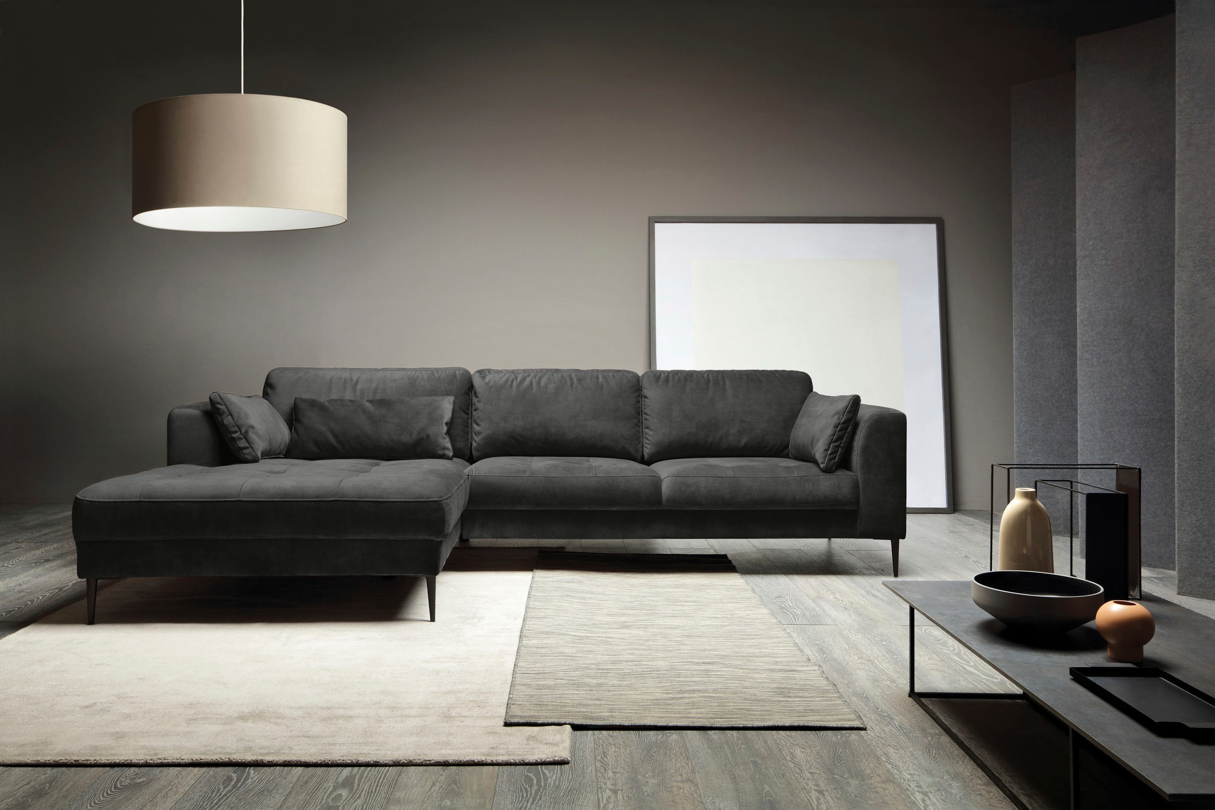 TRENDMANUFAKTUR Ecksofa »Luzi, wahlweise mit Schlaffunktion & Bettkasten. O günstig online kaufen