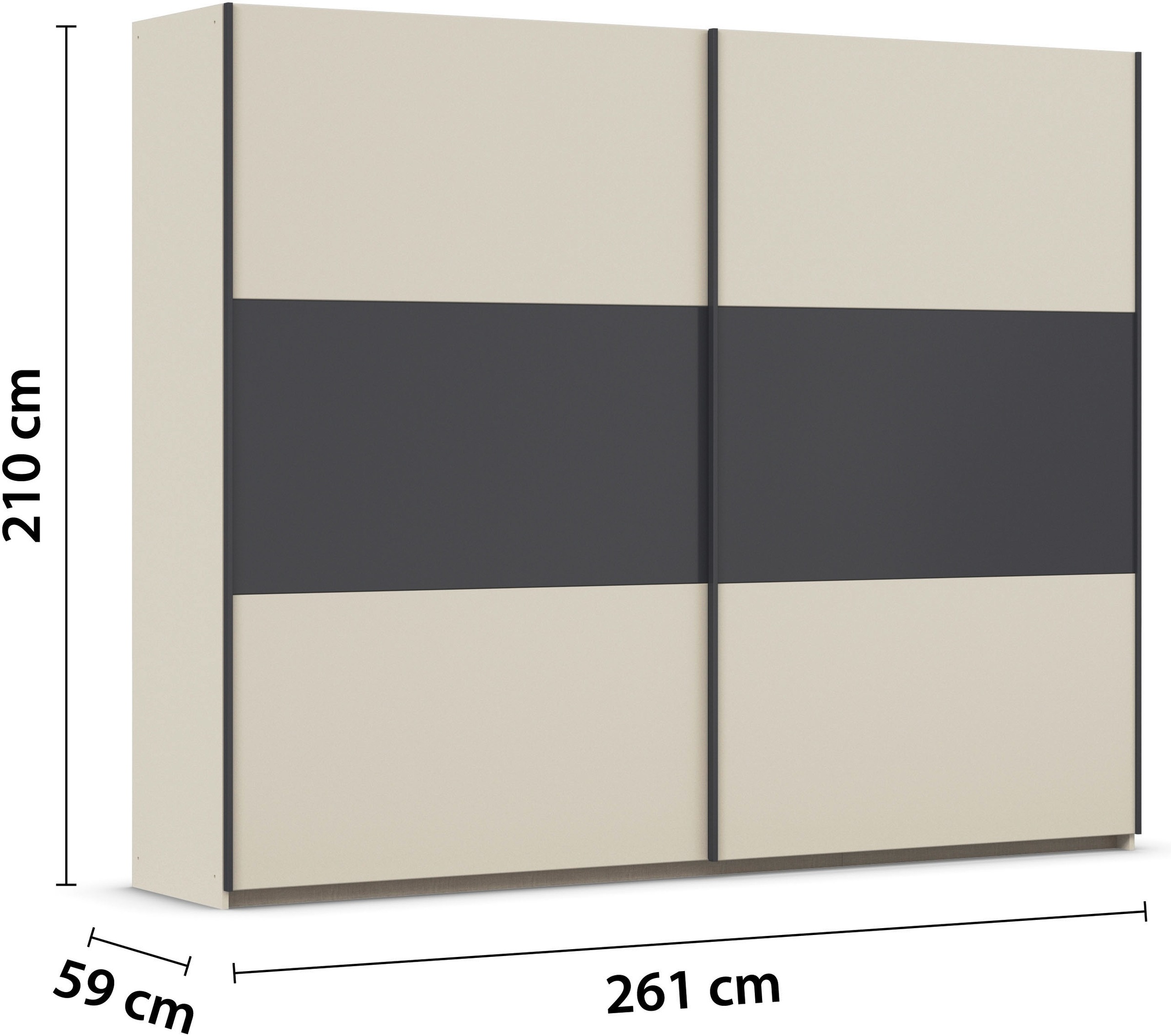 rauch Schwebetürenschrank »Kleiderschrank Schrank Garderobe Garderobenschrank Wäscheschrank NEO«, (in 3 verschiedenen Ausstattungen BASIC/CLASSIC/PREMIUM), mit großzügigem Stauraum und vielfältigen Farbkombinationen