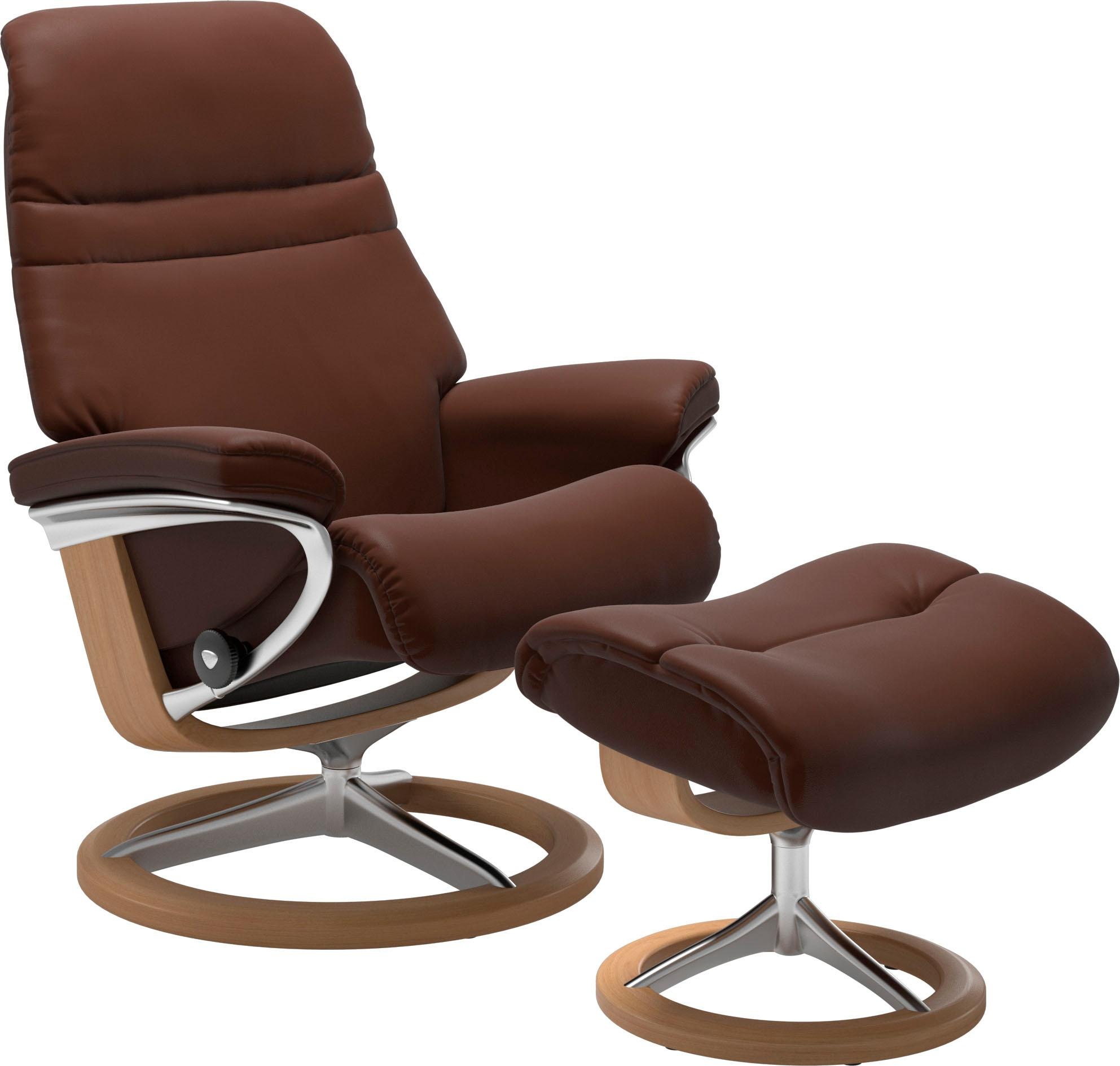 Stressless® Relaxsessel »Sunrise« Relaxsessel mit Hocker, mit Signature Bas günstig online kaufen