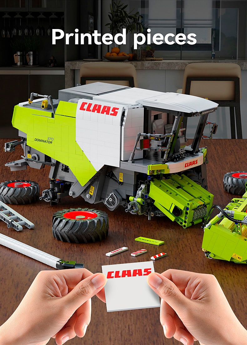 Jamara RC-Auto »CaDA, Claas Dominator 370 1:18 2,4GHz Bricks«, (4567 tlg.)